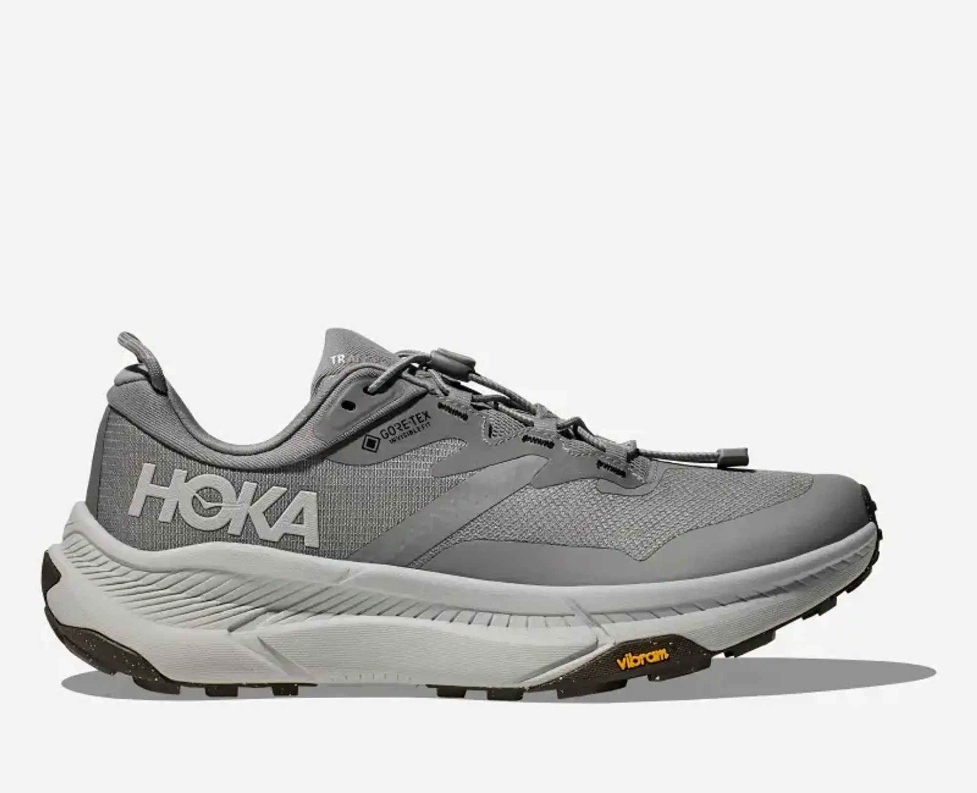 Hoka One One HOKA Men's Transport GORE-TEX Hiking Shoes in Galactic Grey/Stardust