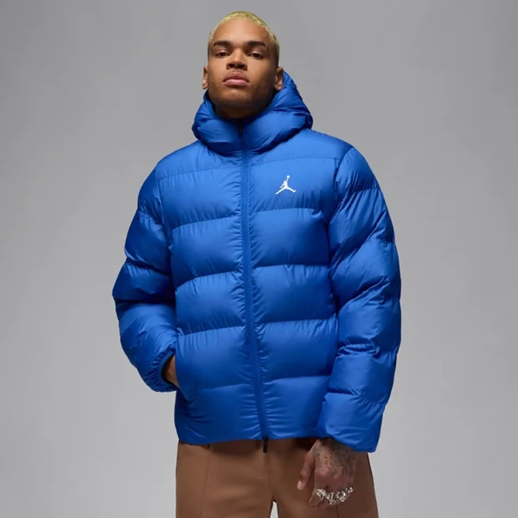 Nike Jordan Jordan Brooklyn Puffer Men Jackets - Blue