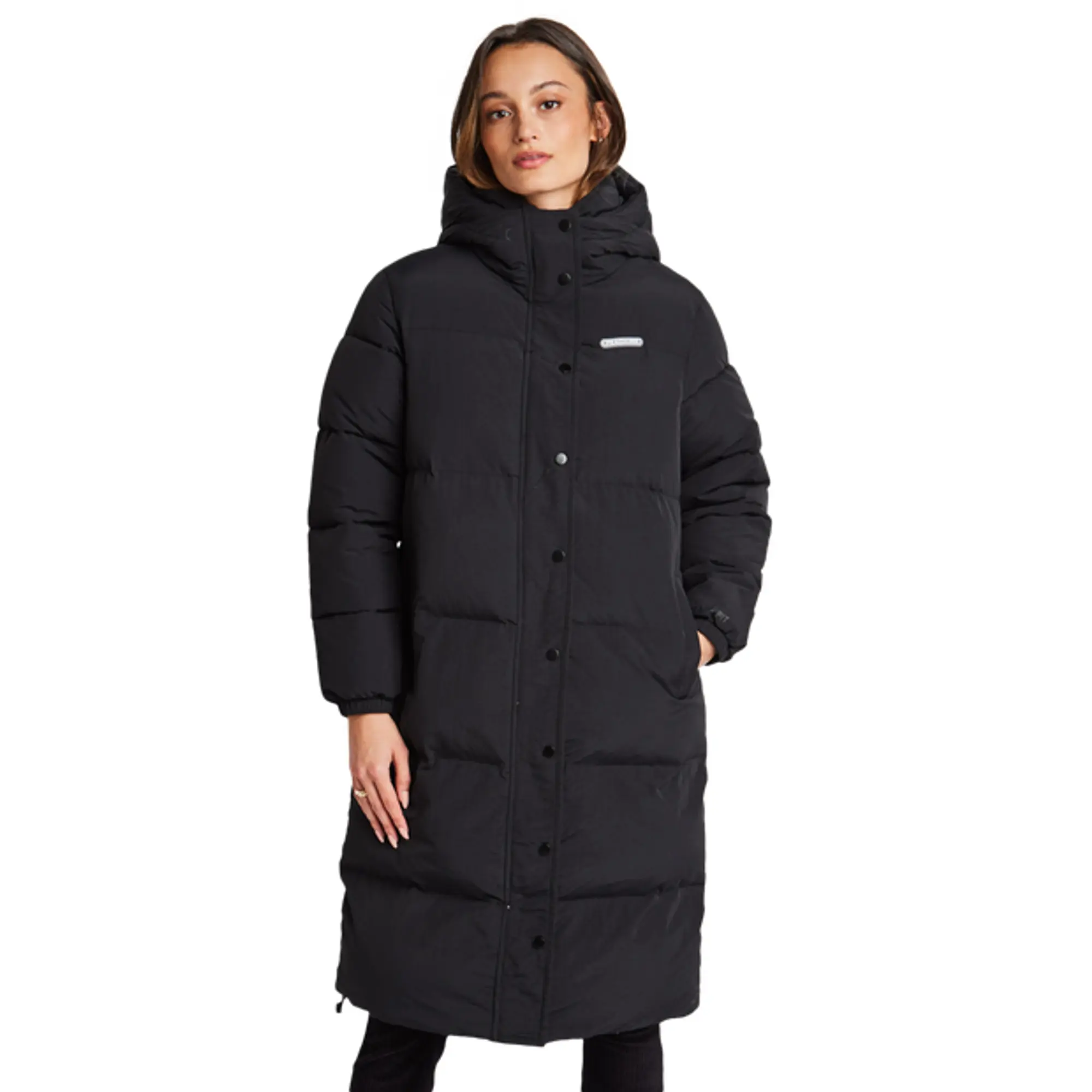 Peach Fit Essential Parka Women Jackets - Black