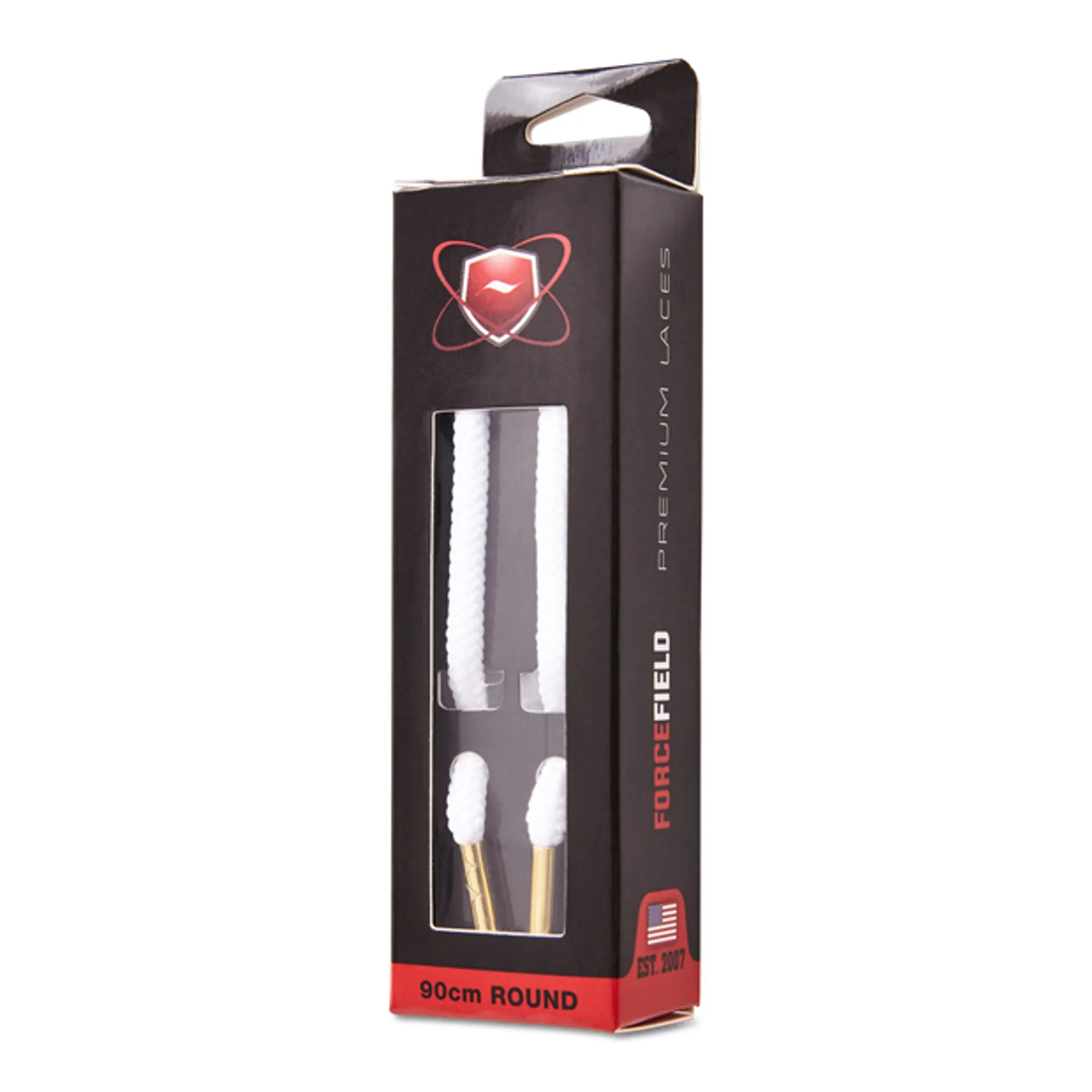 Forcefield Premium Laces Unisex ShoeCare - White