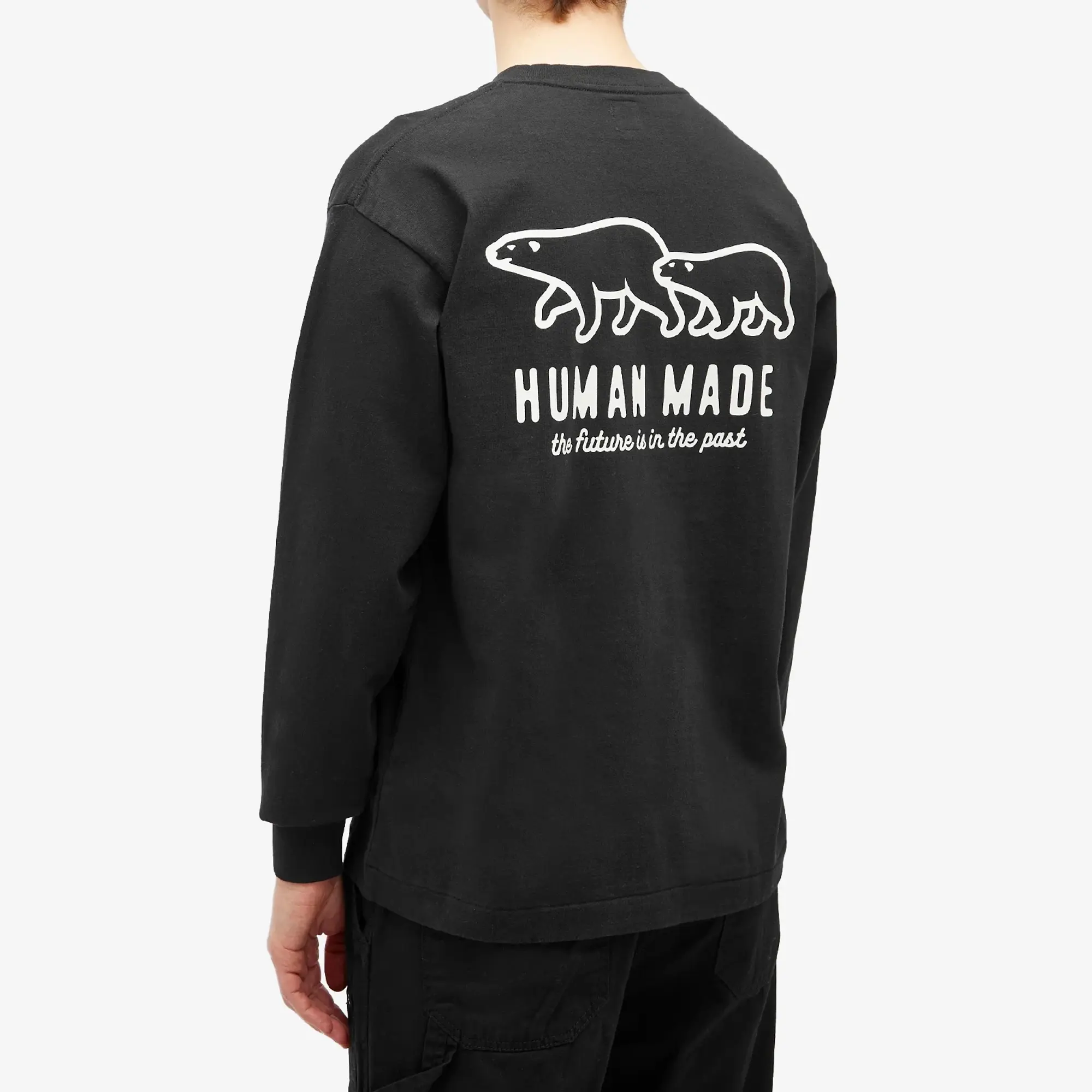 Human Made Men's Graphic L/S T-Shirt Black