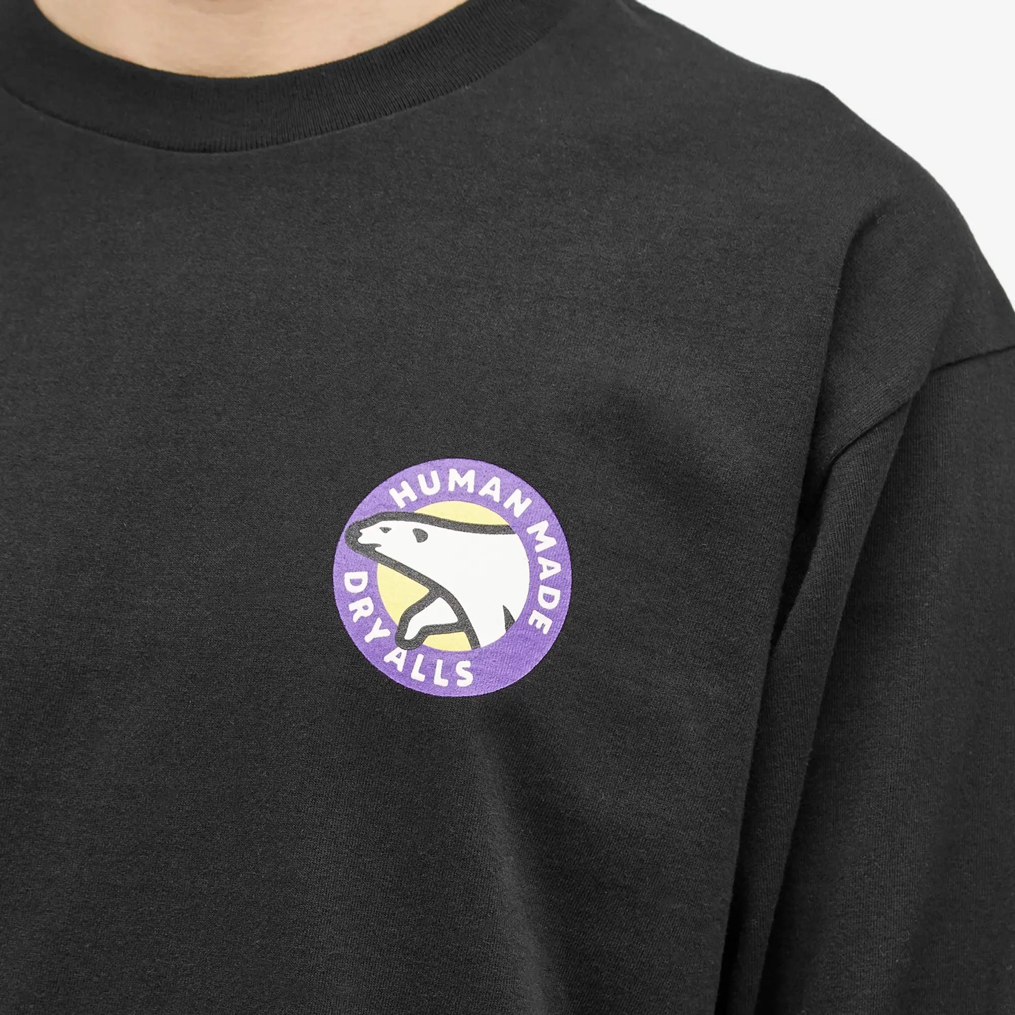 Human Made Men's Graphic L/S T-Shirt Black