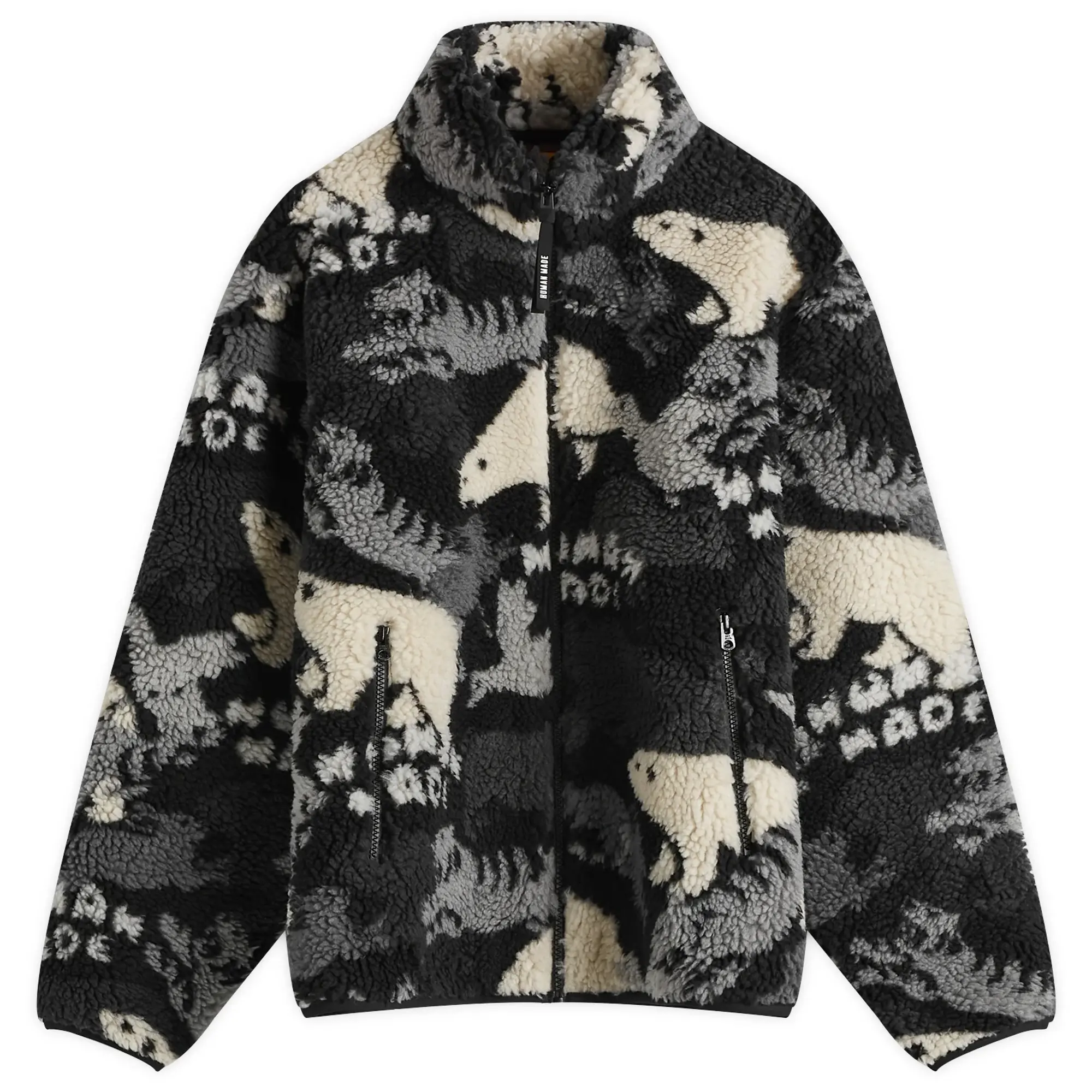 Human Made Men's Animal Fleece Jacket Grey