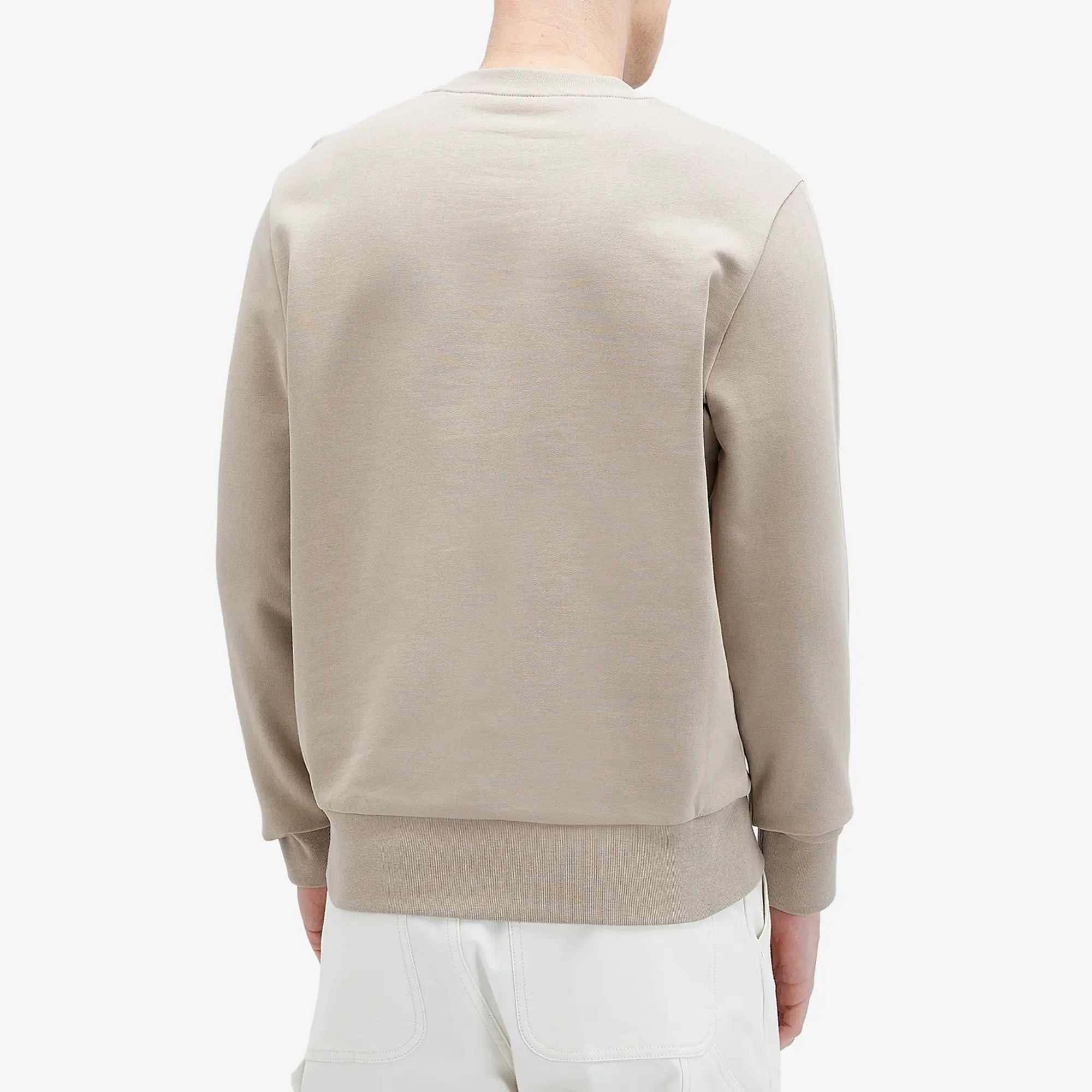 Moncler Men's Cotton Fleece Sweatshirt Beige