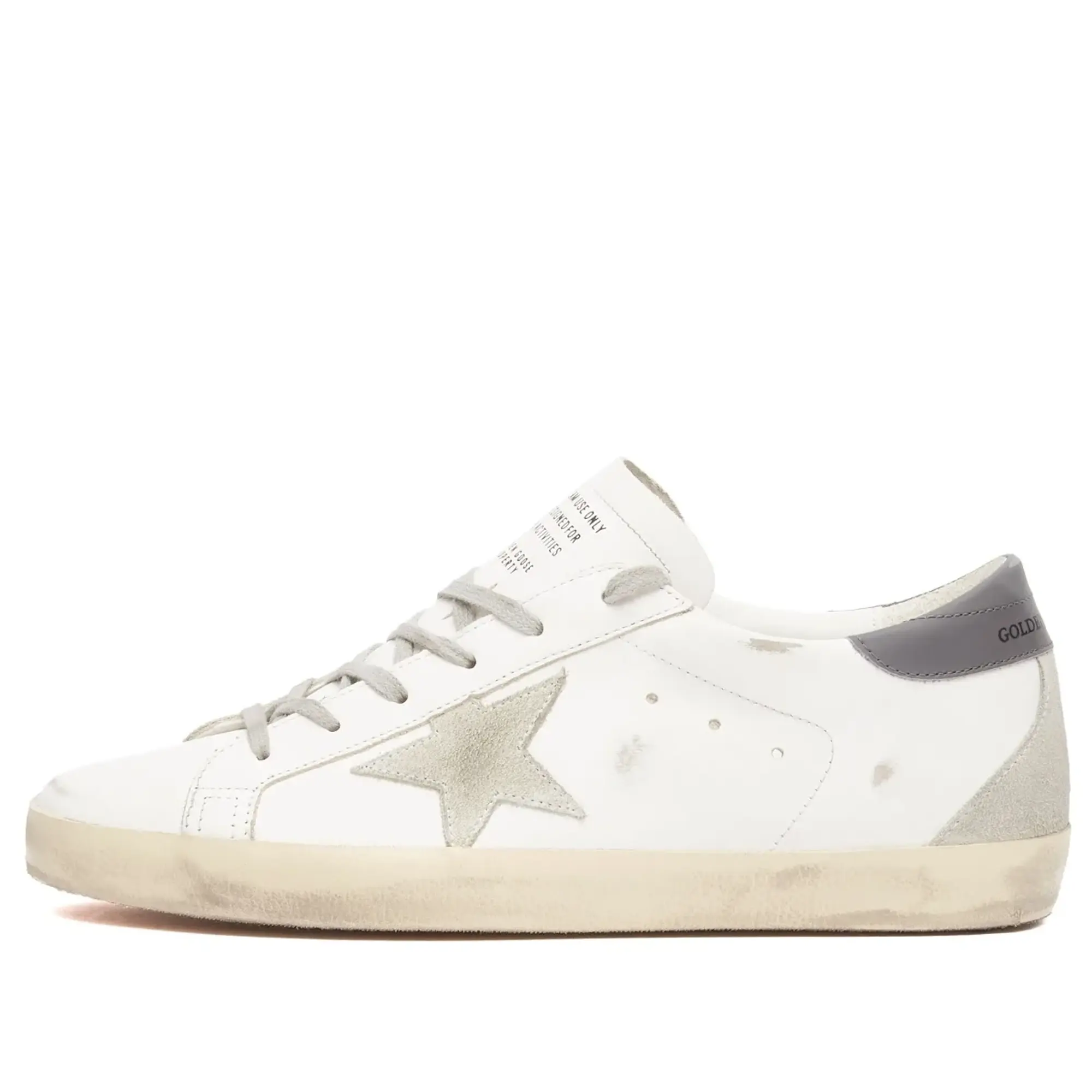 Golden Goose Women's Super Star White/Ice/Dark Gray