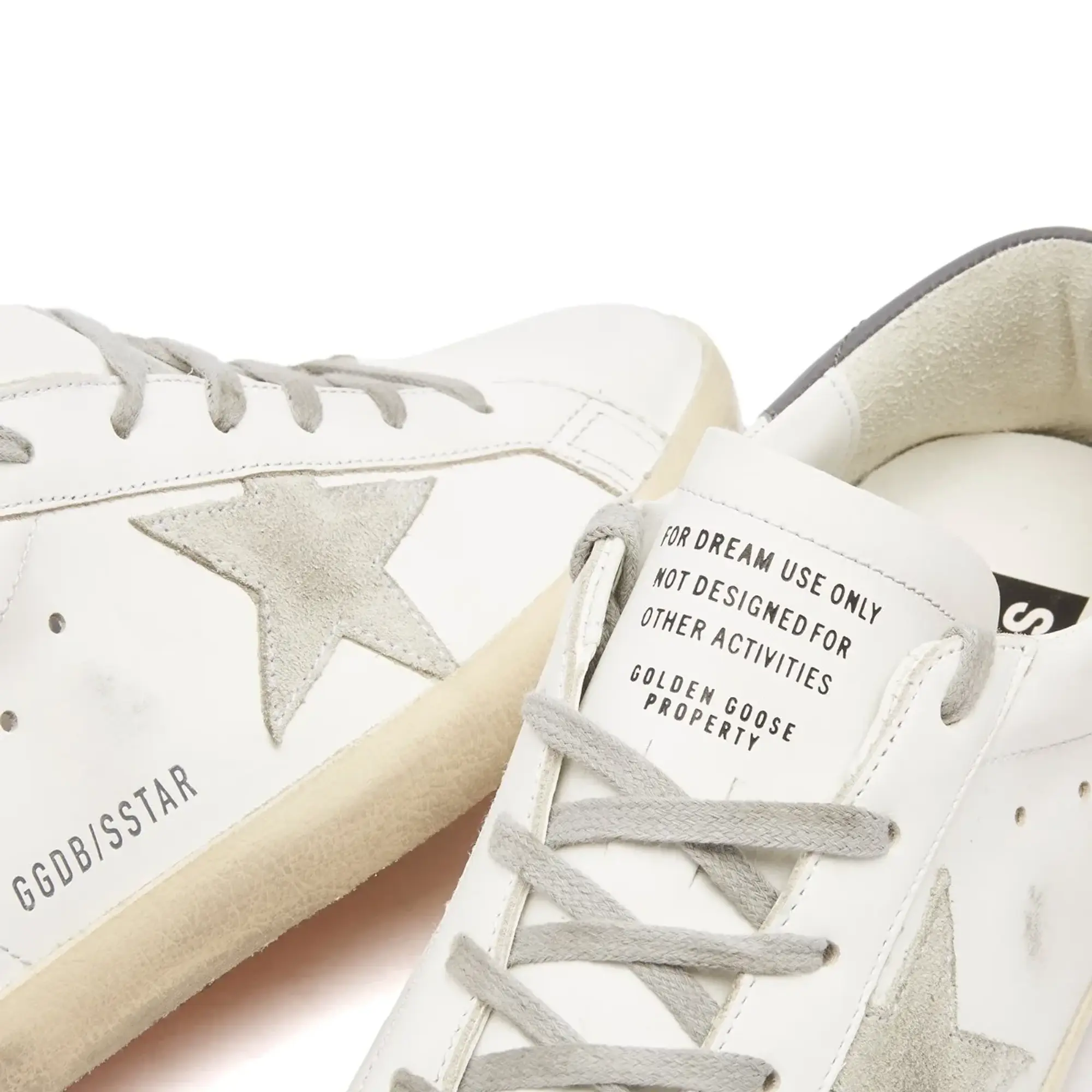 Golden Goose Women's Super Star White/Ice/Dark Gray