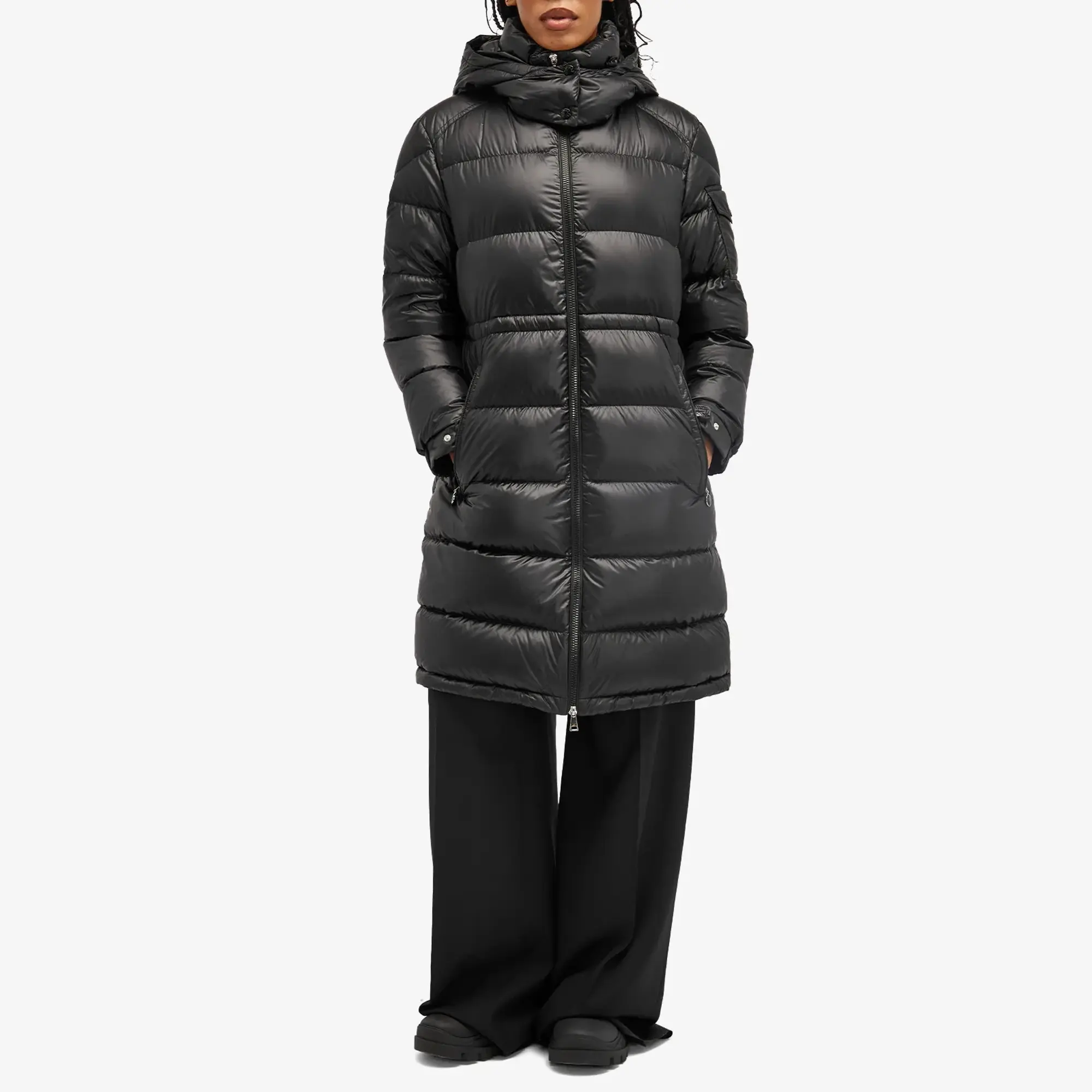 Moncler Women's Meillon Long Padded Jacket Black