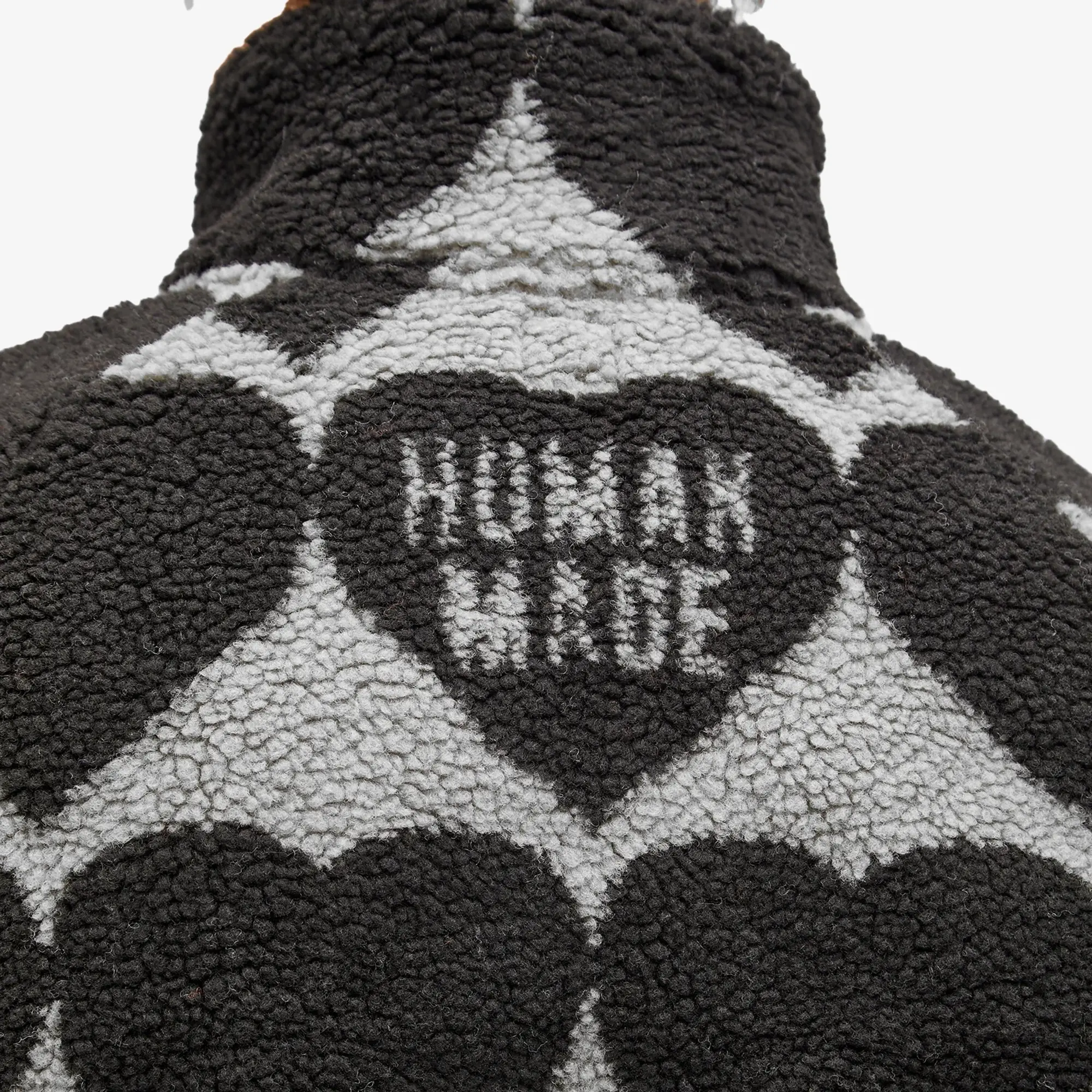 Human Made Men's Heart Fleece Jacket Black