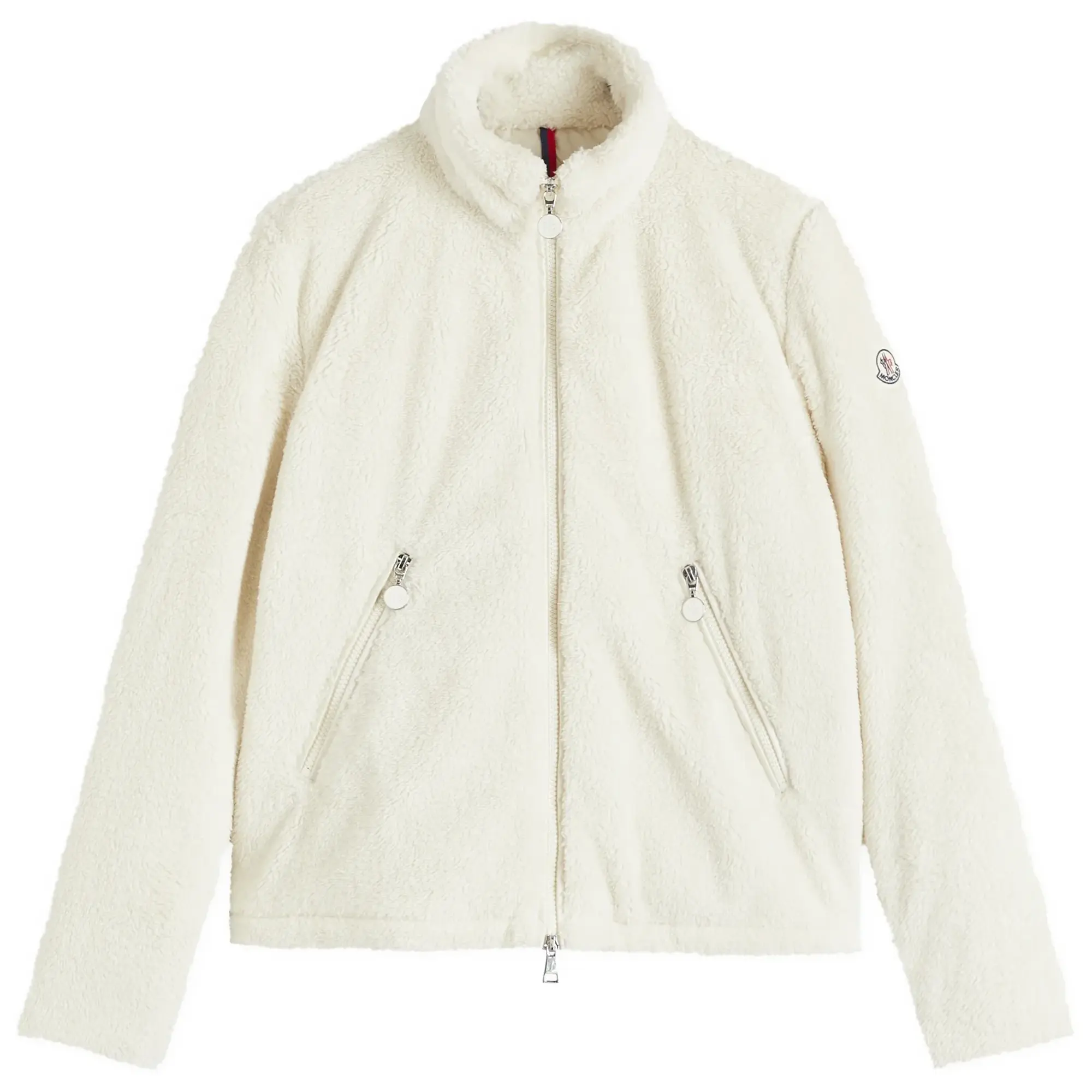 Moncler Women's Polignac Light Fluffy Zip Jacket Beige