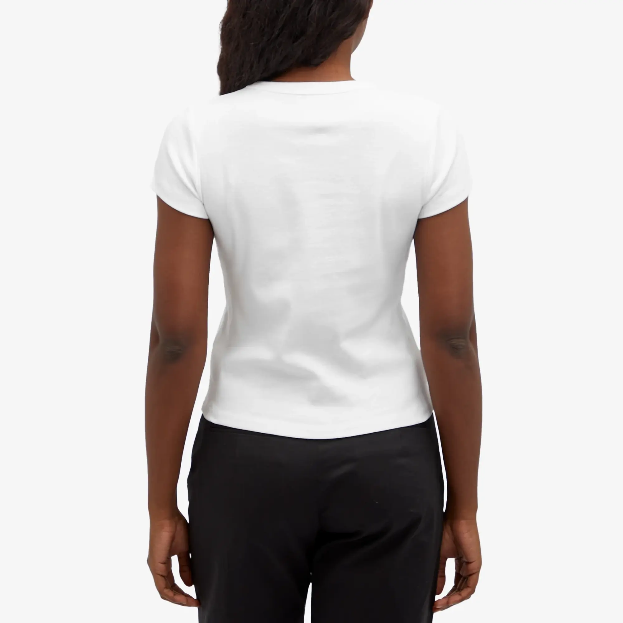 ST. Agni Women's Organic Cotton Baby T-Shirt White