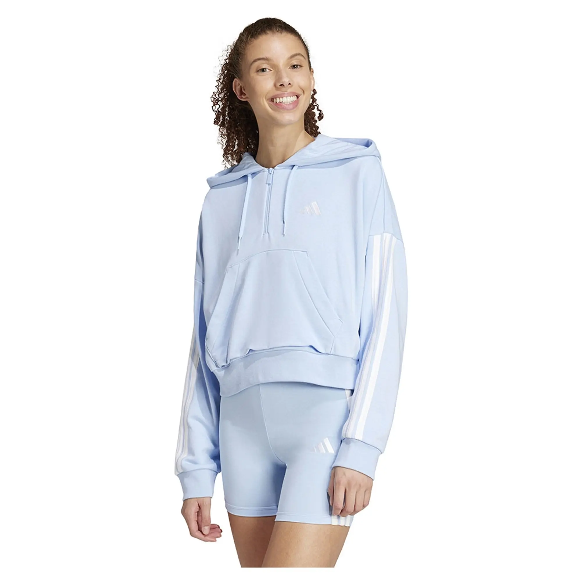 Adidas Essentials 3 Stripes French Terry Hoodie
