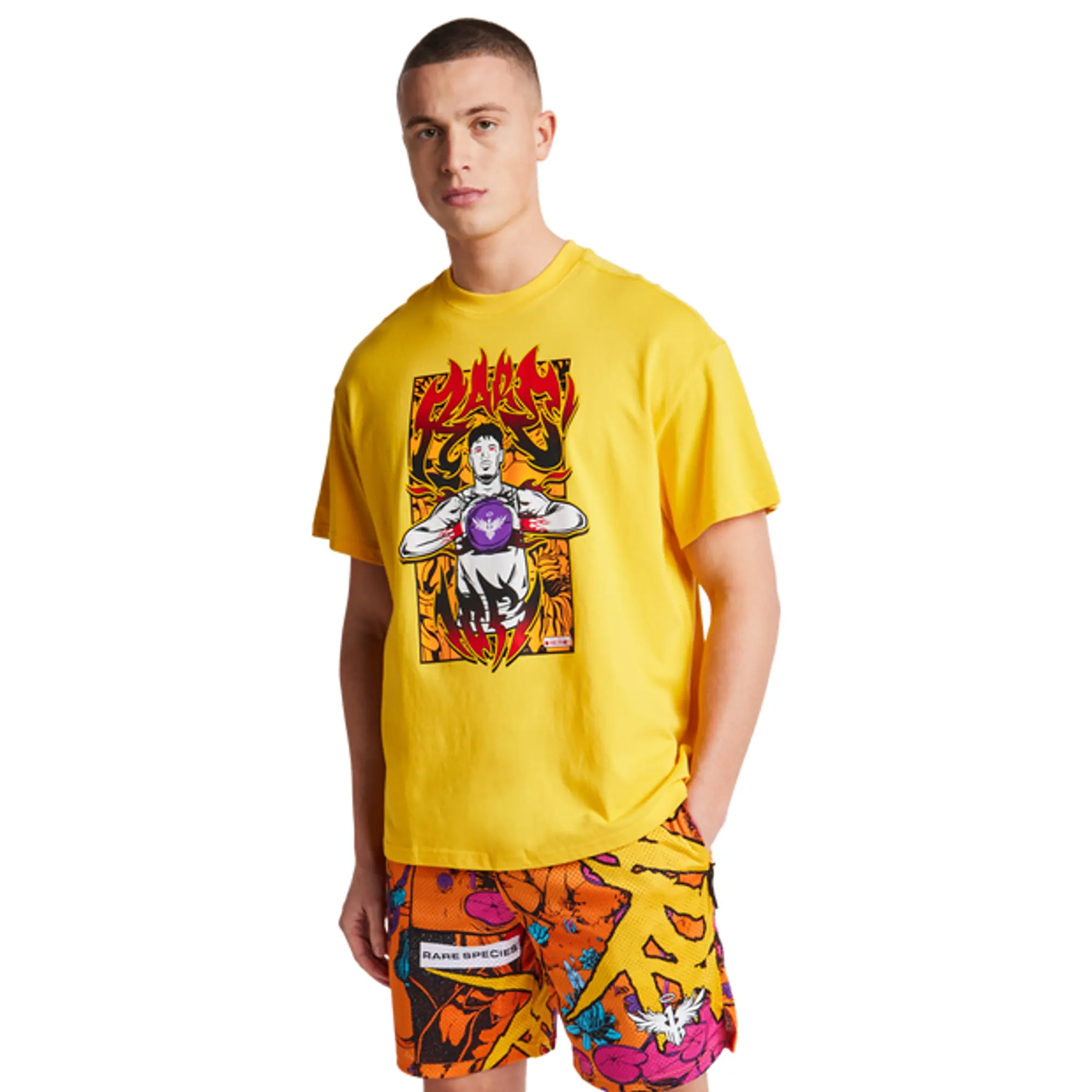 Puma Melo Men T-Shirts - Yellow
