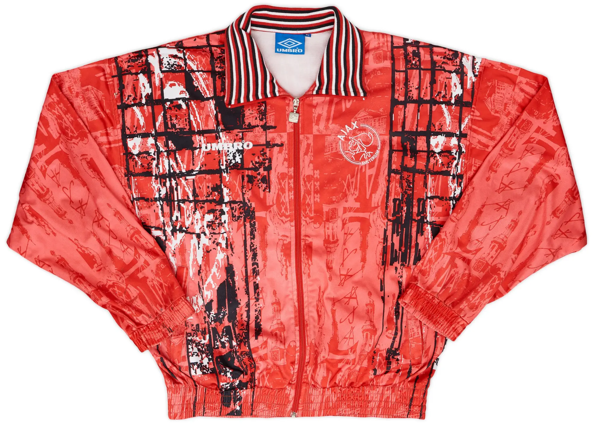 1995-96 Ajax Umbro Track Jacket - 9/10 - (M)