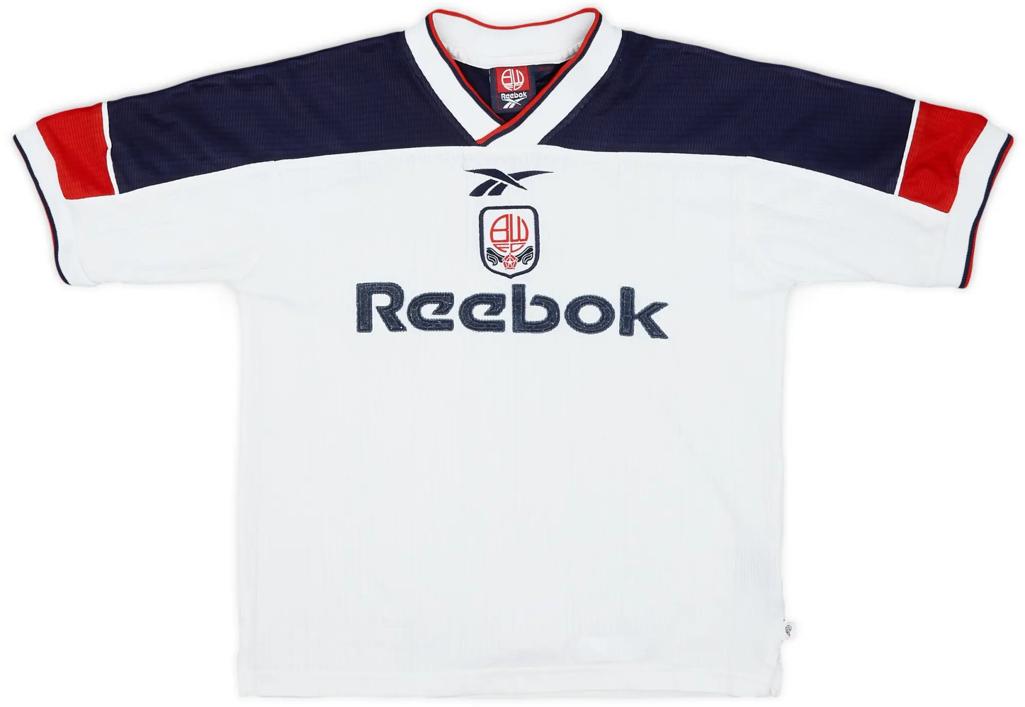 Reebok 1999-01 Bolton Home Shirt - 8/10 - (M.Boys)