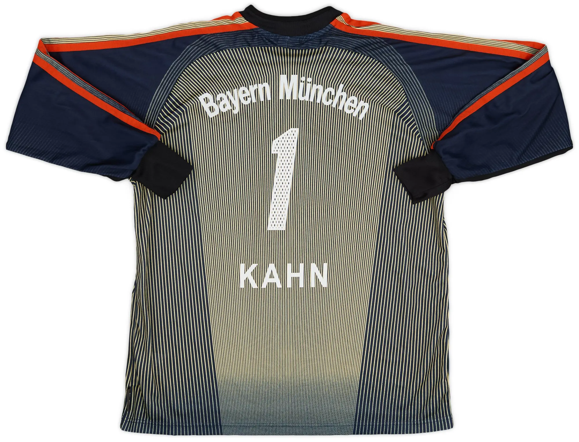 adidas 2003-04 Bayern Munich GK Shirt Kahn #1 - 6/10 - (XL.Boys)