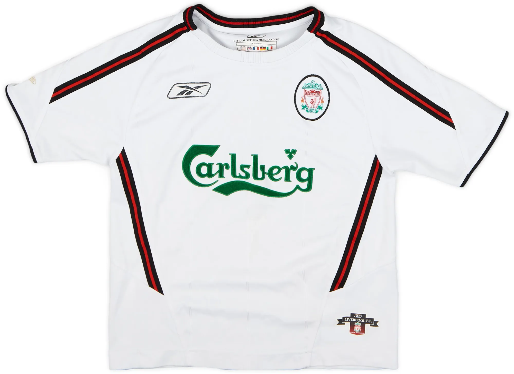 03-04】Liverpool FC アウェイユニフォーム Reebok L