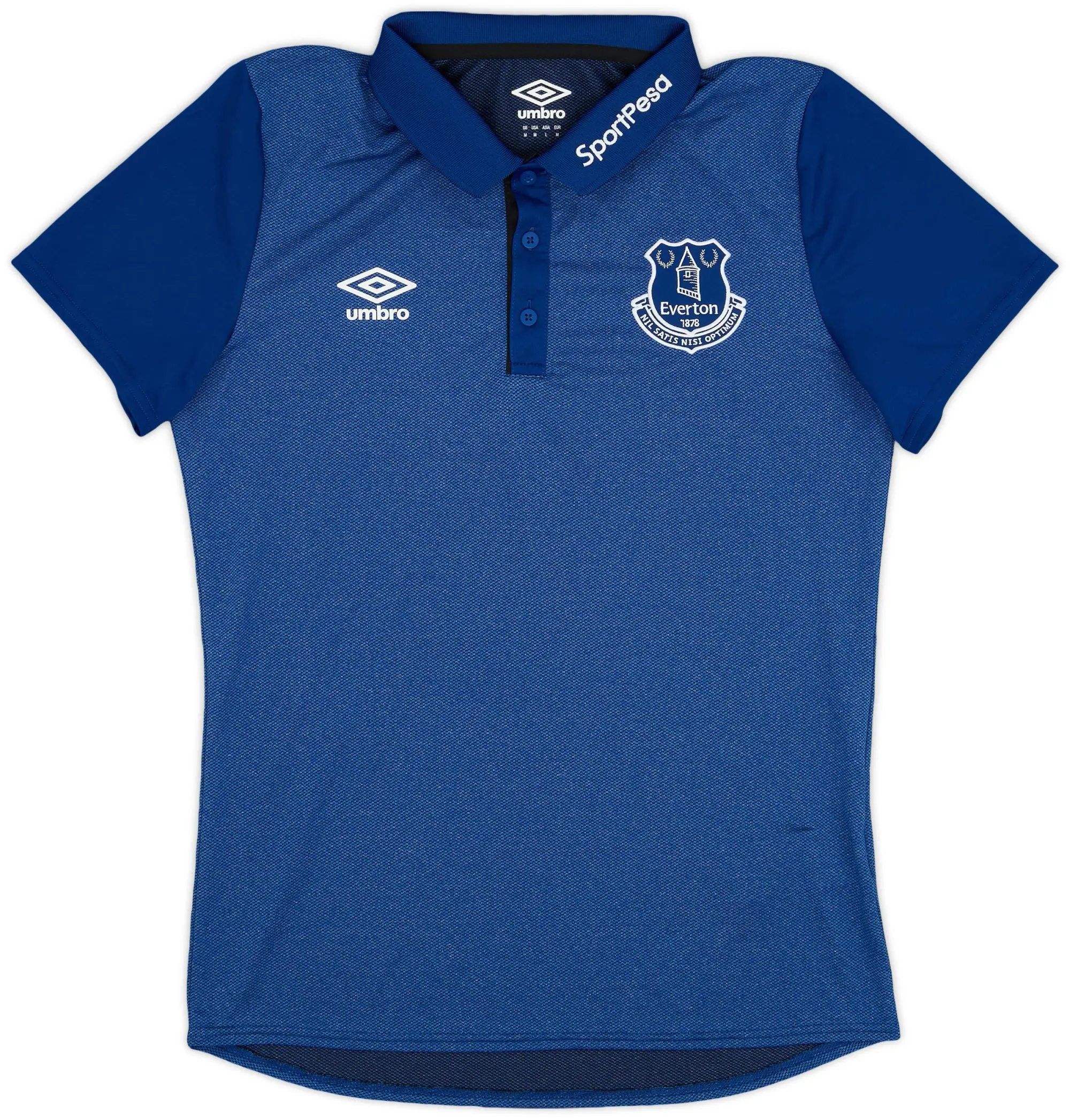 2017-18 Everton Umbro Polo Shirt - 9/10 - (M)