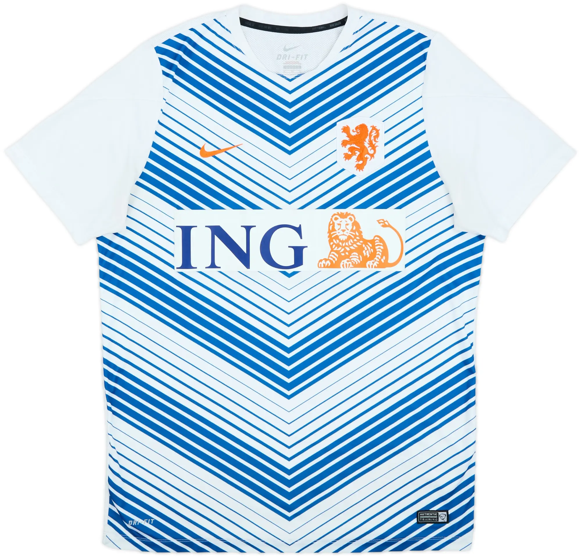 2014-15 Netherlands Retro Nike Polo Shirt - 9/10 - (M)