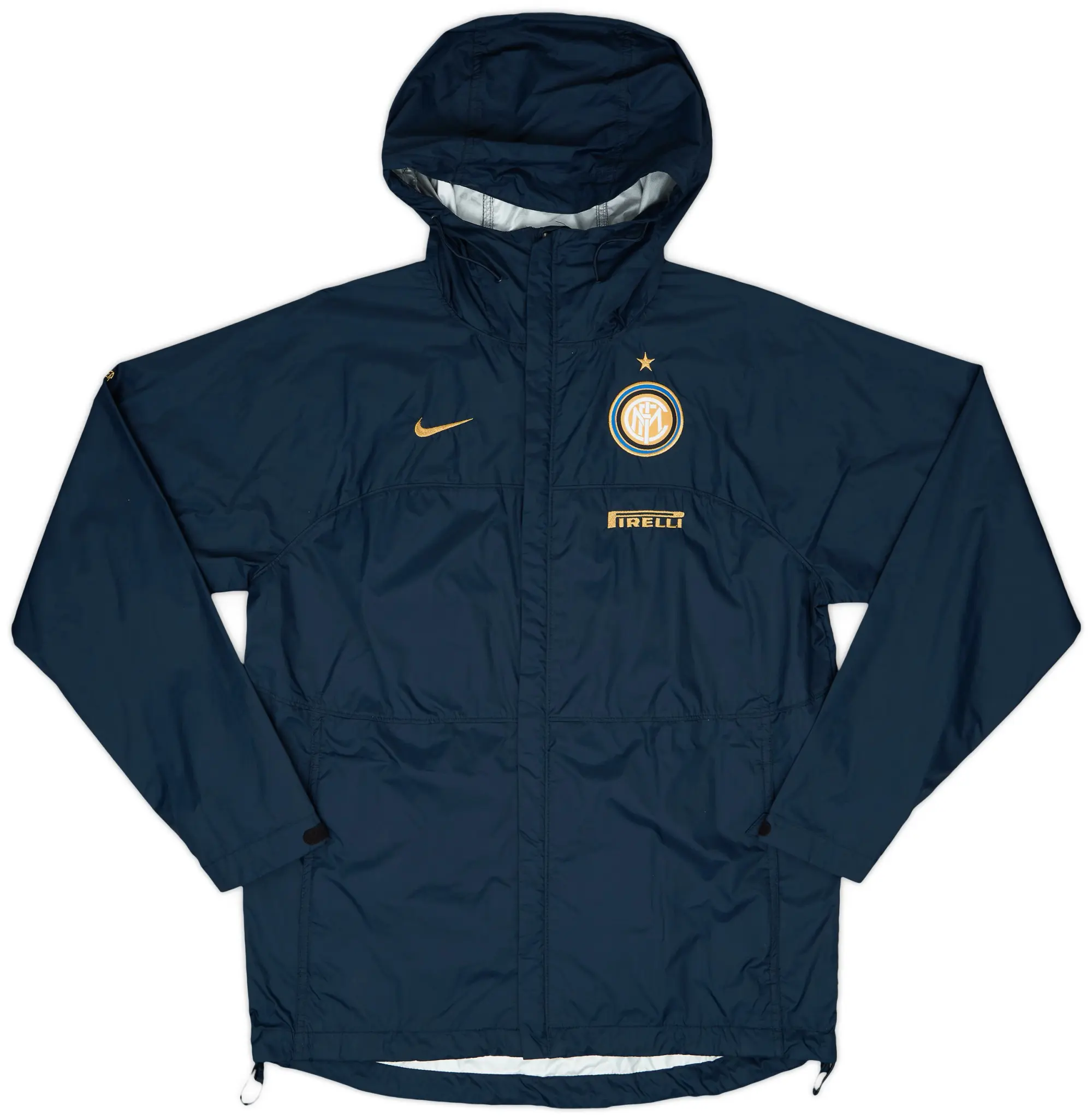 2008-09 Inter Milan Nike Hooded Rain Jacket - 9/10 - (S)