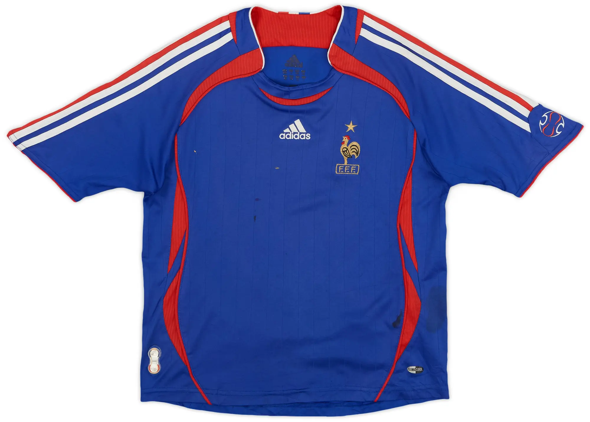 adidas 2006-07 France Home Shirt - 6/10 - (7-8 Years)