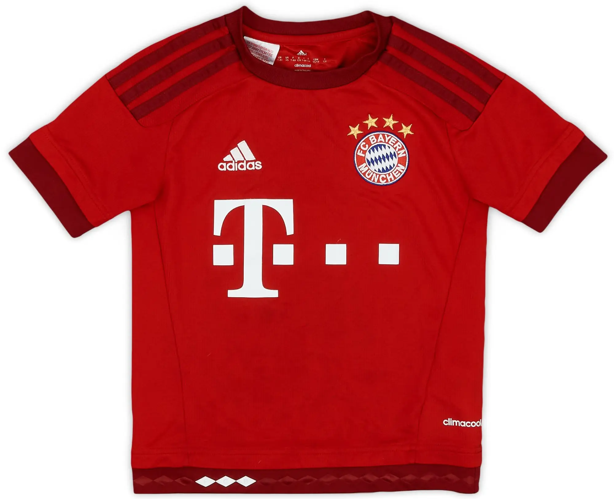 adidas 2015-16 Bayern Munich Home Shirt - 9/10 - (7-8Y)