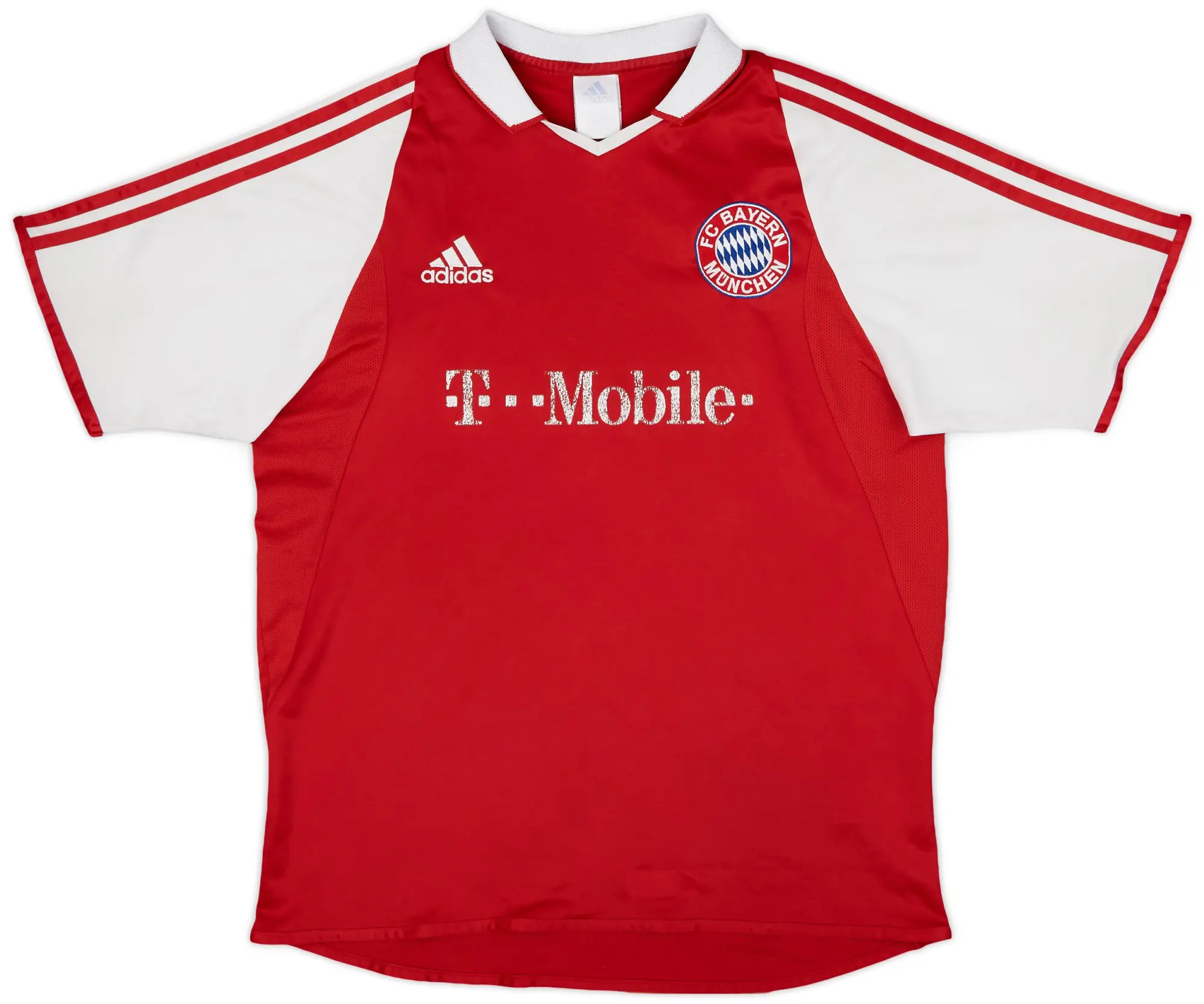adidas 2003-04 Bayern Munich Home Shirt - 5/10 - (XL.Boys)