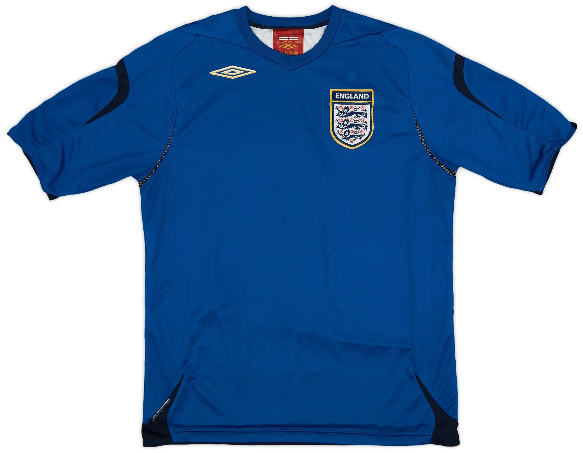 Umbro 2006-08 England S/S GK Shirt - 5/10 - (L)