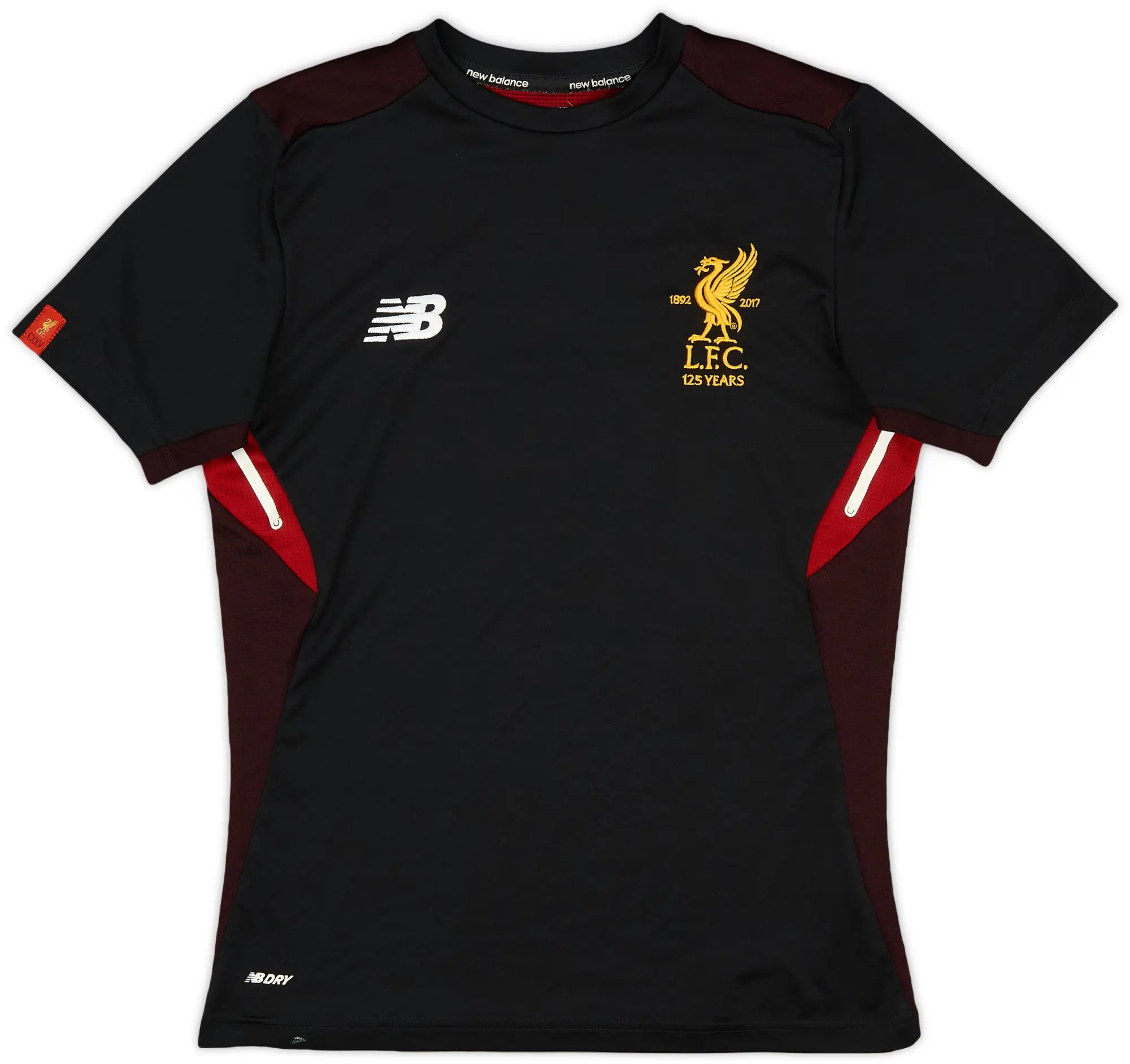 2017 18 Liverpool New Balance Training Shirt 7 10 L.Boys LIVTR172215 FOOTY.COM