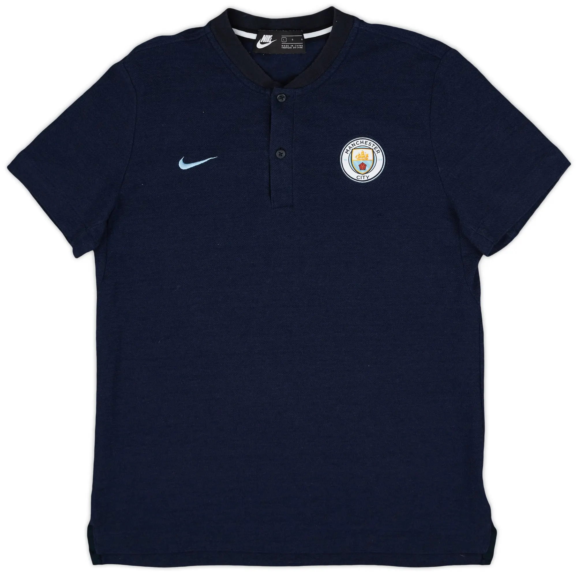 2018-19 Manchester City Nike Polo Shirt - 8/10 - (L)