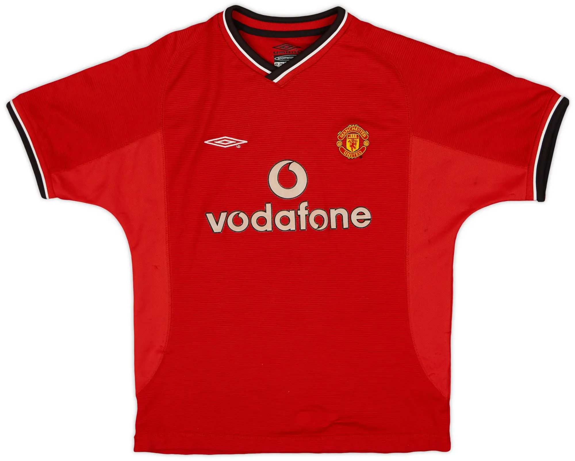 Umbro 2000-02 Manchester United Home Shirt - 6/10 - (M.Boys)