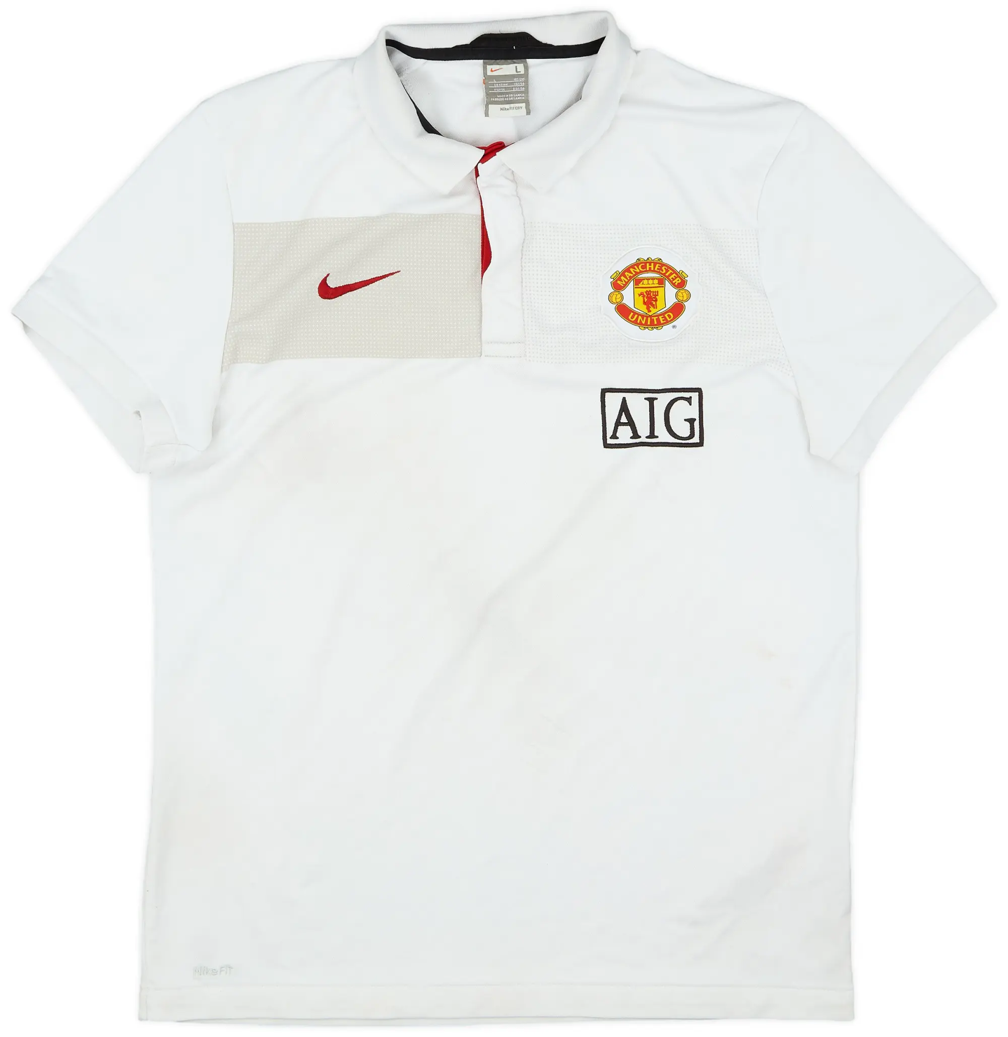 2009-10 Manchester United Nike Training Shirt - 10/10 - (L)