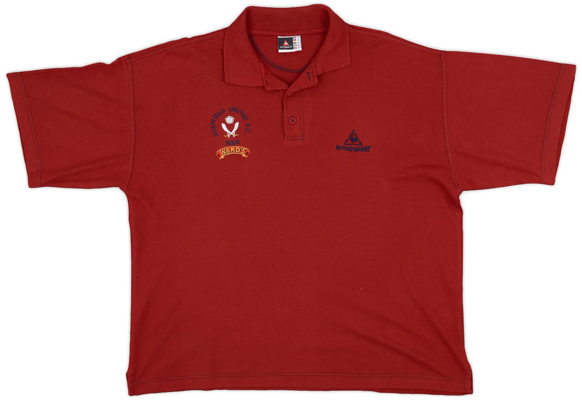 1998-99 Sheffield United Le Coq Sportif Polo Shirt - 8/10 - (XL)