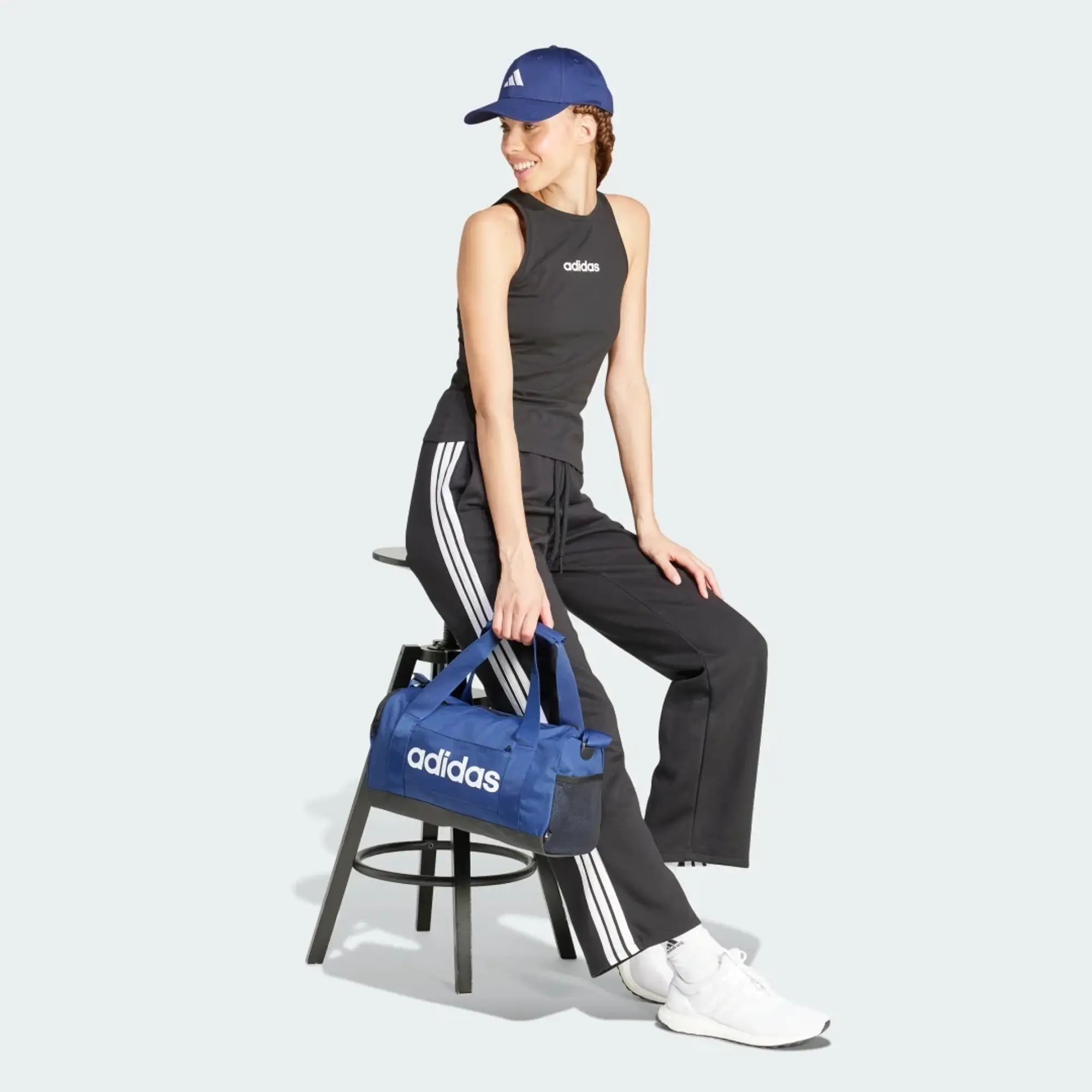 adidas Women Essentials Linear Slim Cotton Tank Top