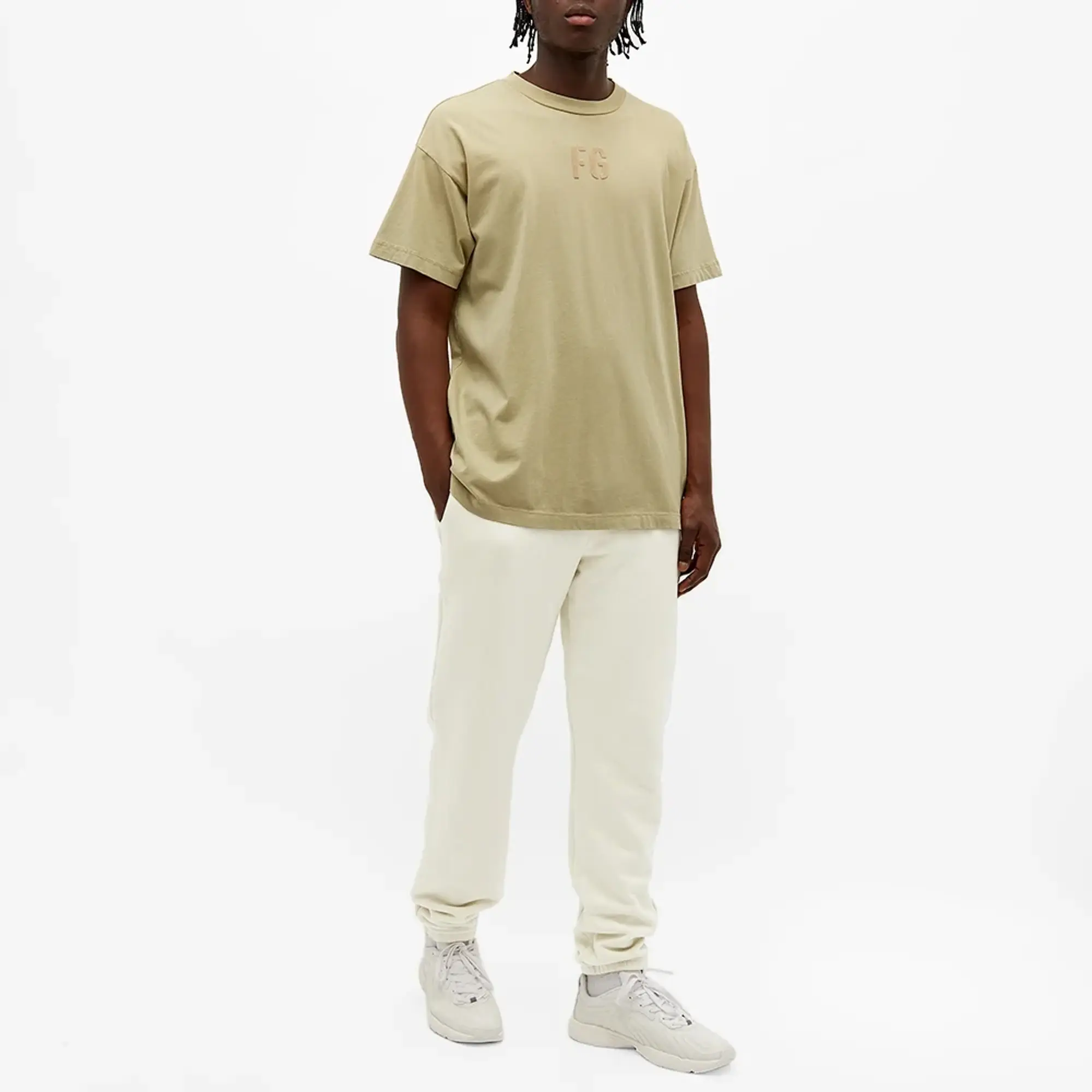 Asics Les Tien Men's Vintage Heavyweight Classic Sweat Pant Ivory