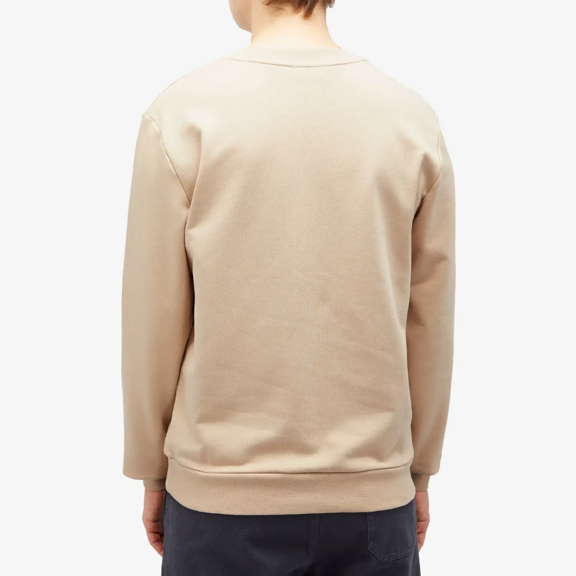A.P.C. Men's VPC Logo Crew Sweatshirt Dark Navy/Ecru