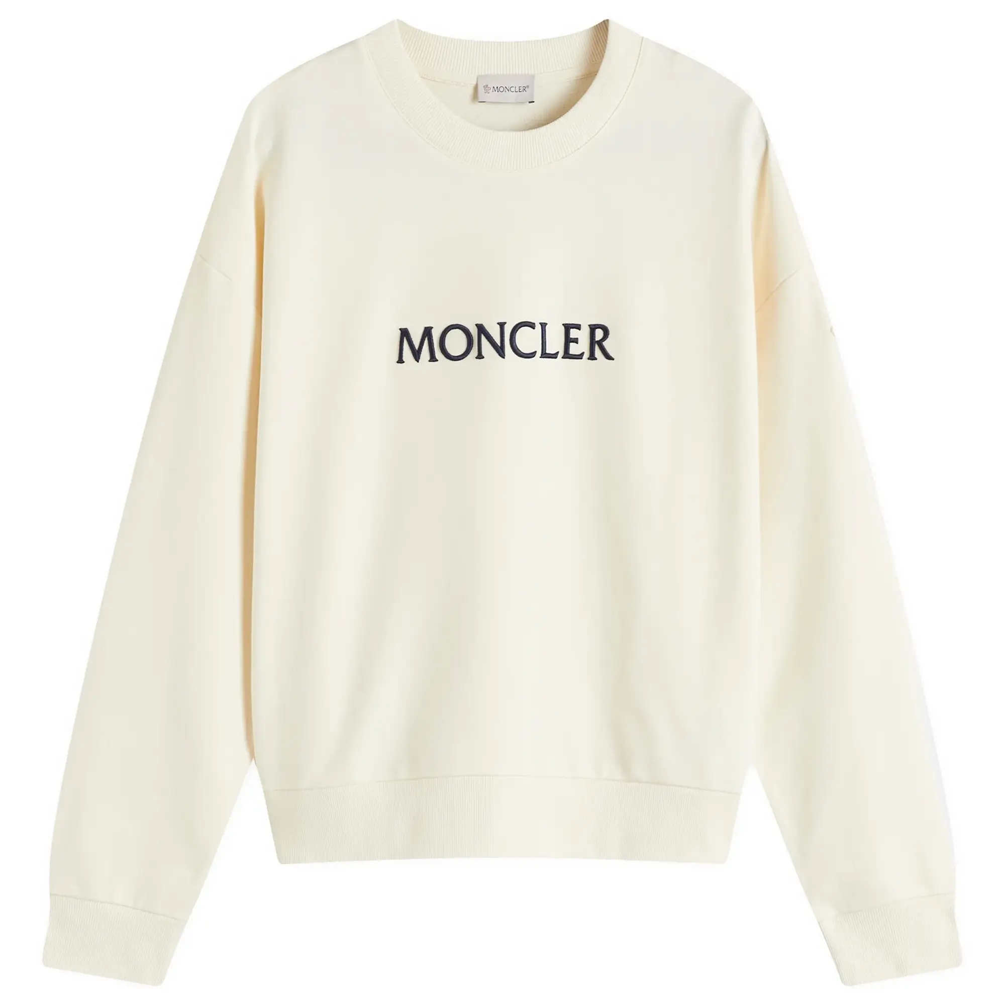 Moncler Women's Logo Sweatshirt Off White