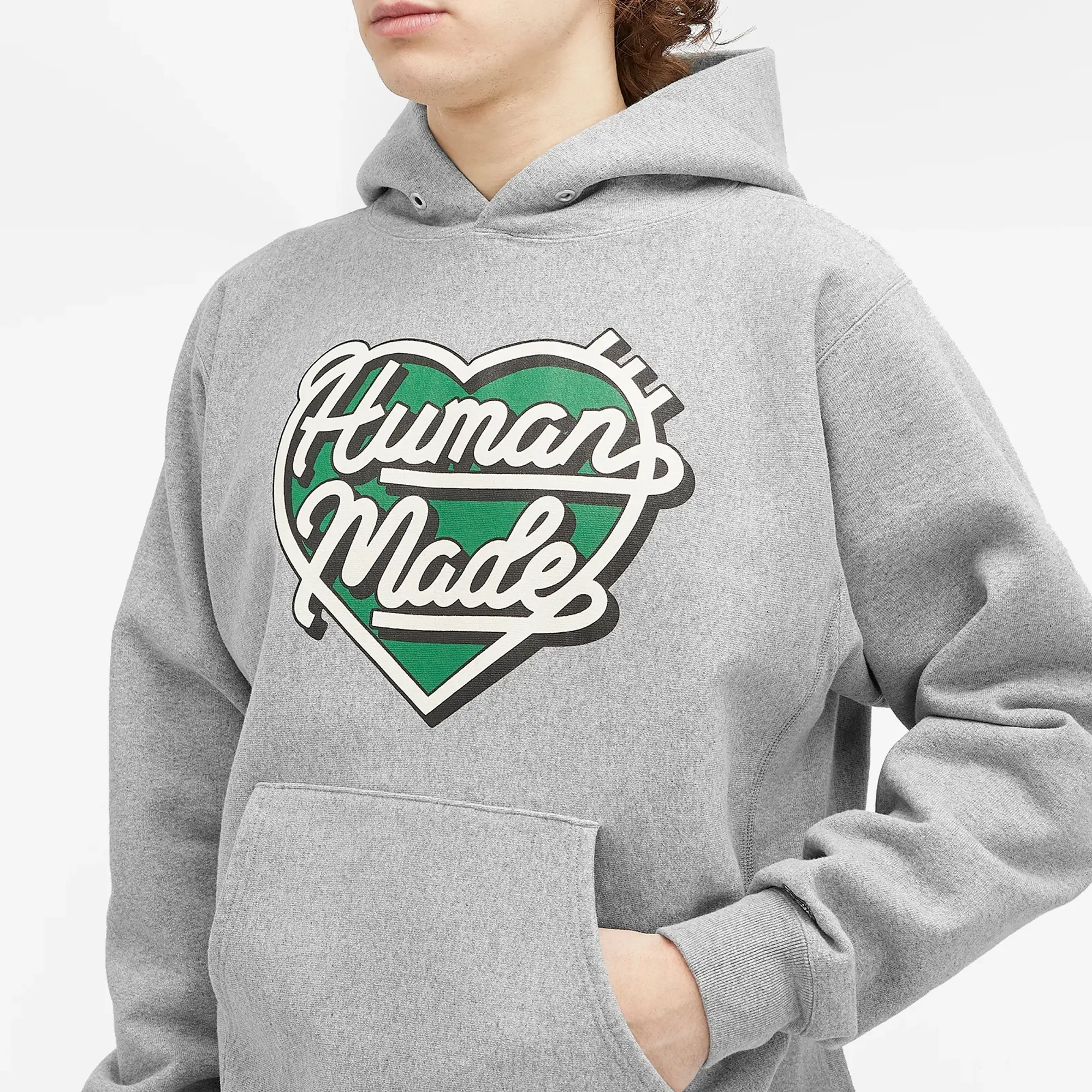 Human Made Men's Heavyweight Hoodie Grey
