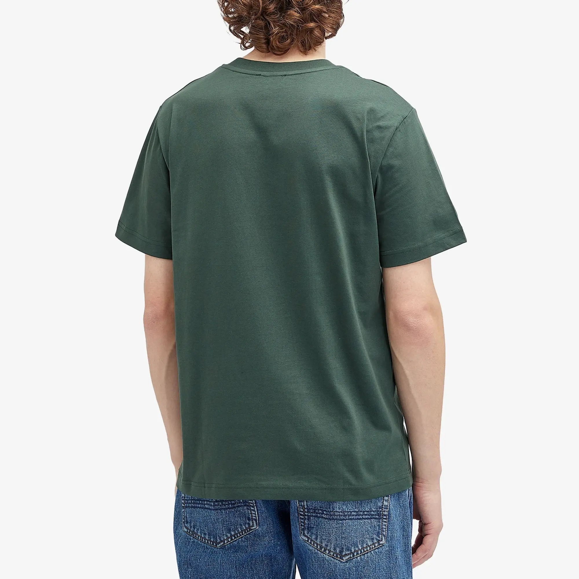 A.P.C. Men's VPC Logo T-Shirt Dark Green/White