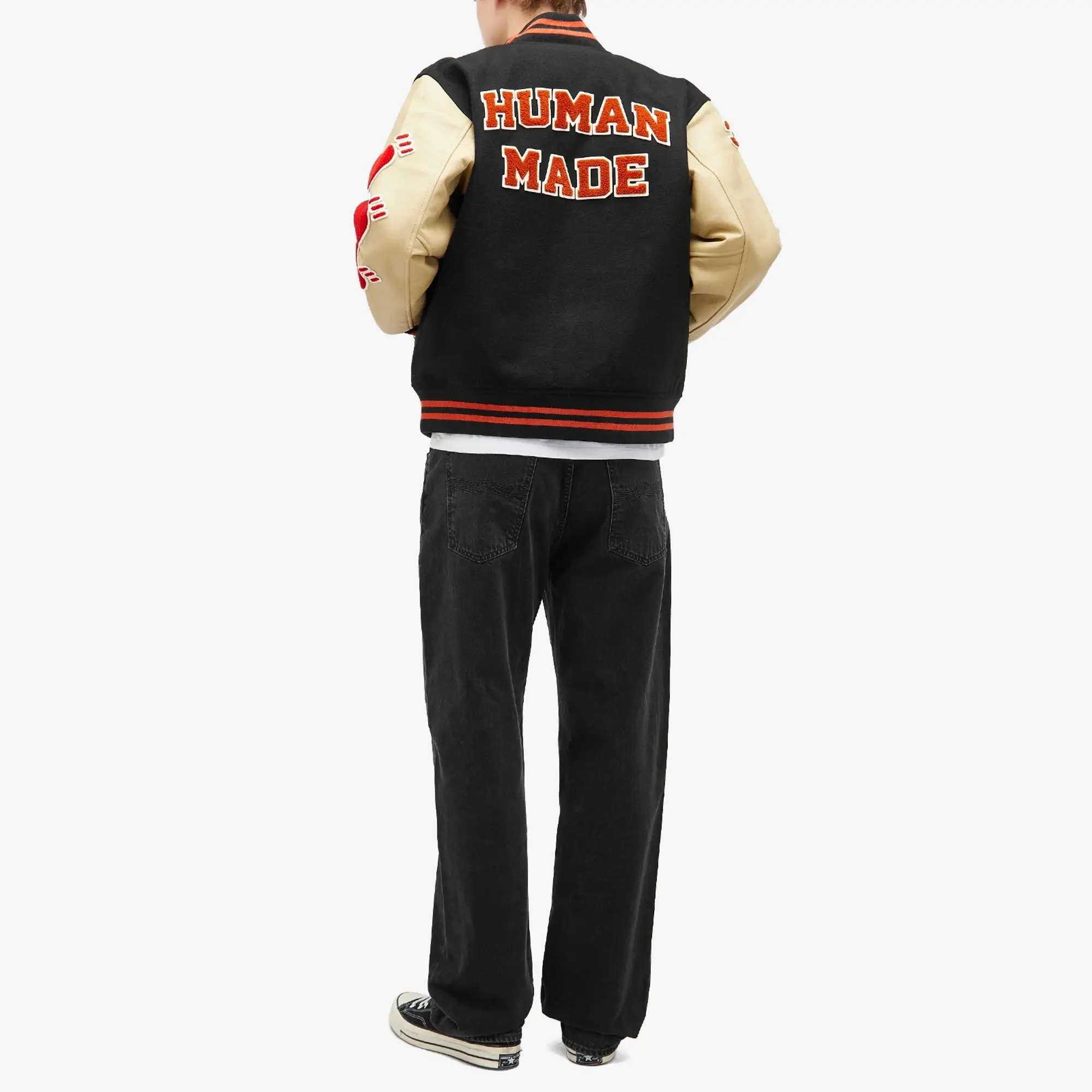 Human Made Men's Varsity Jacket Black