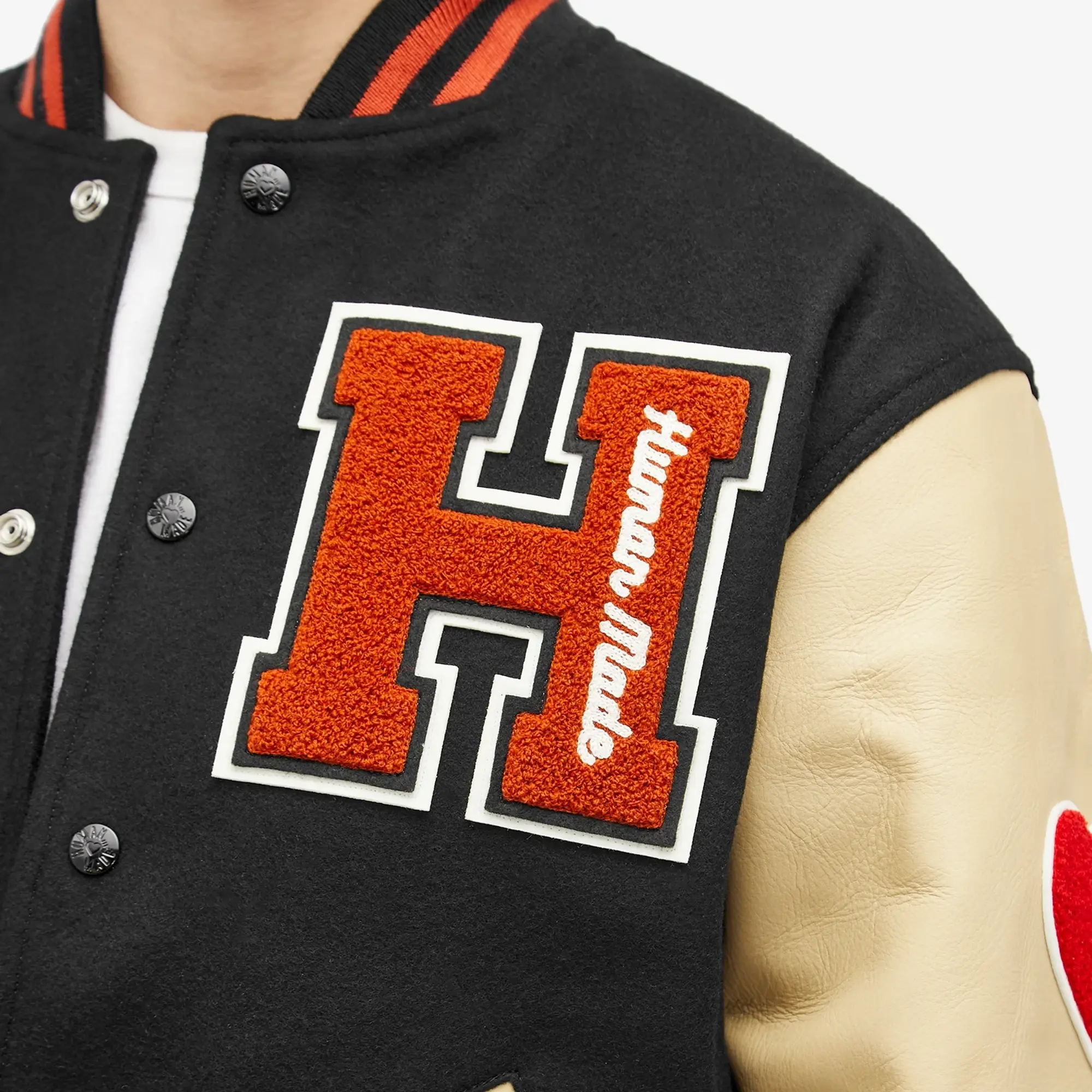 Human Made Men's Varsity Jacket Black