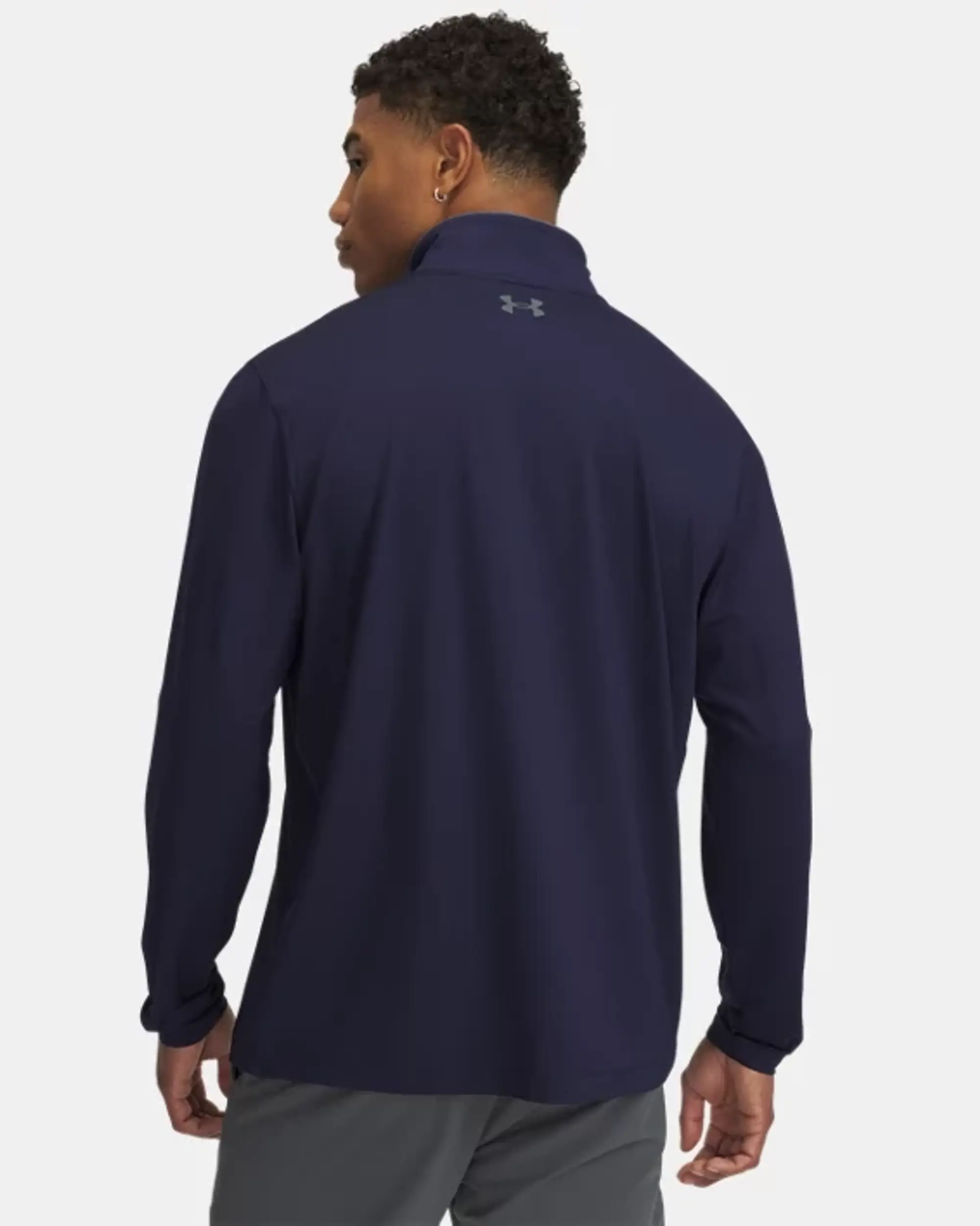 Men's  Under Armour  Match Play ¼ Zip Midnight Navy / Pitch Gray S