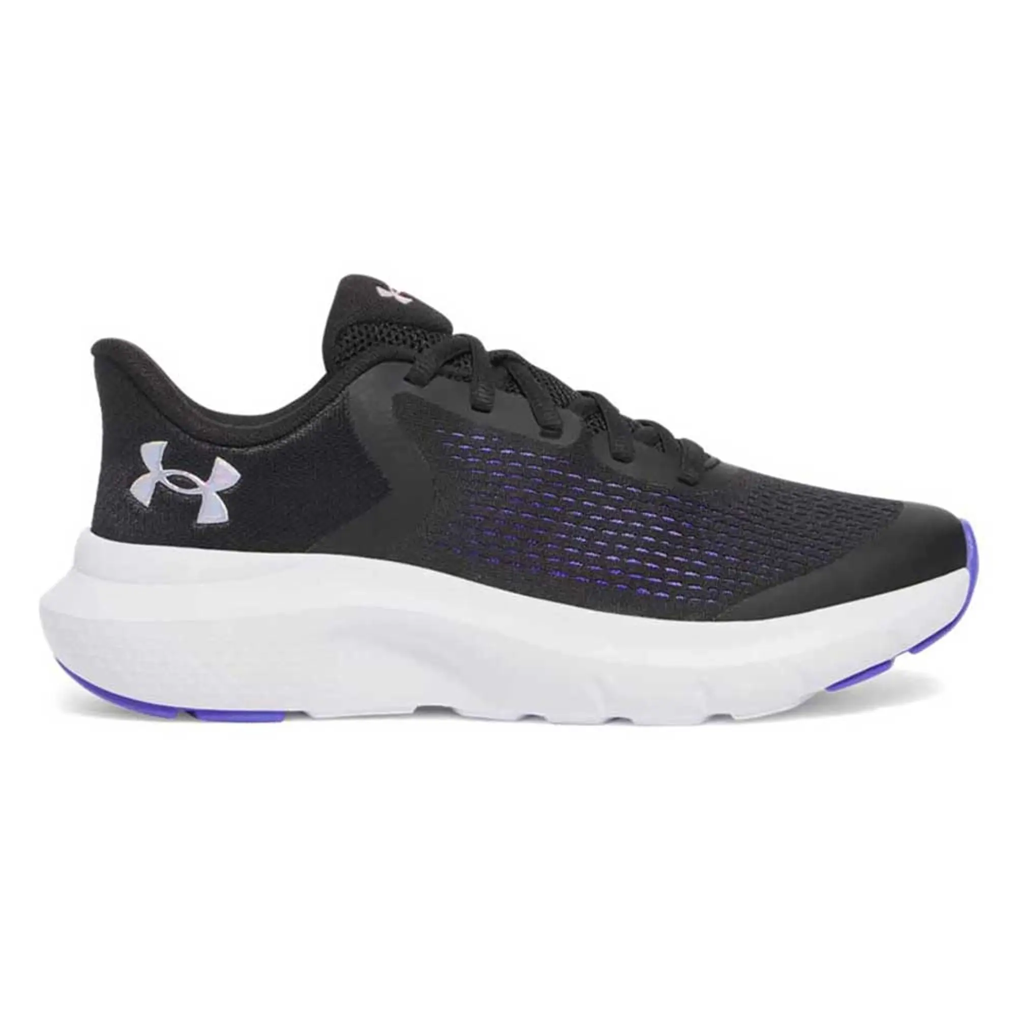 Girls' Grade School  Under Armour  Rogue 5 Running Shoes Black / Virtual Violet / Iridescent 6*