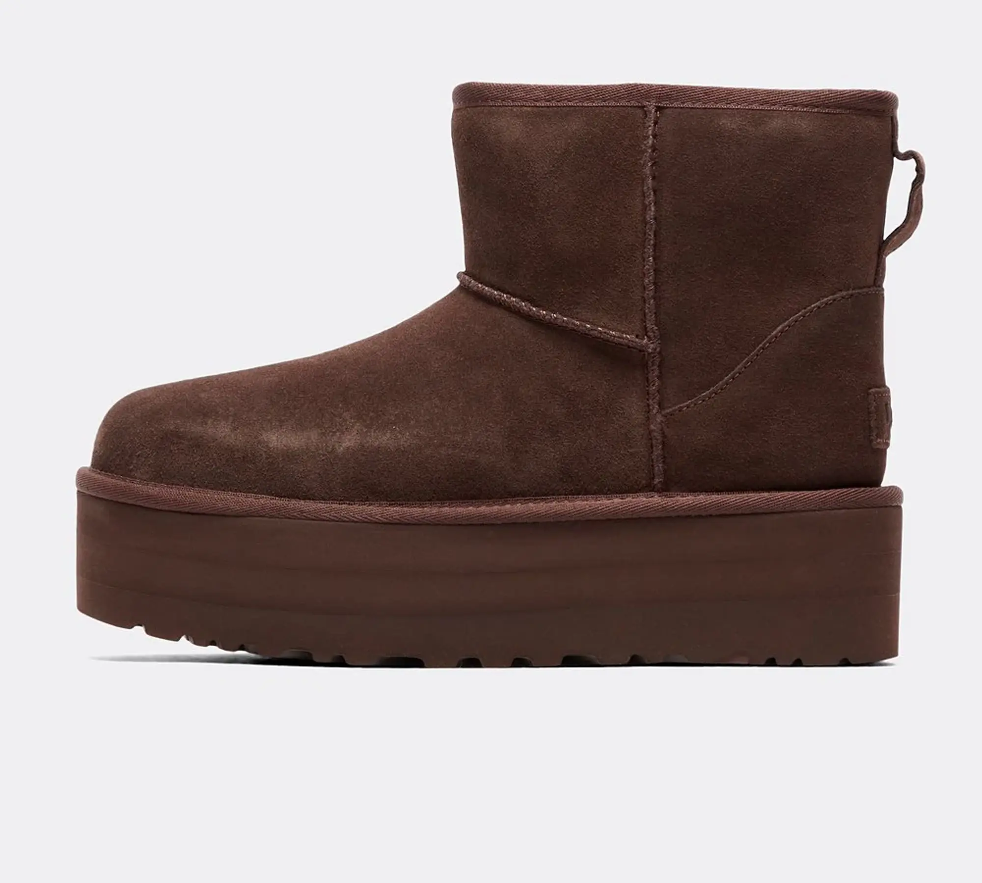Ugg Womens Classic Mini Platform Boot - Brown - Size 6 - Brown
