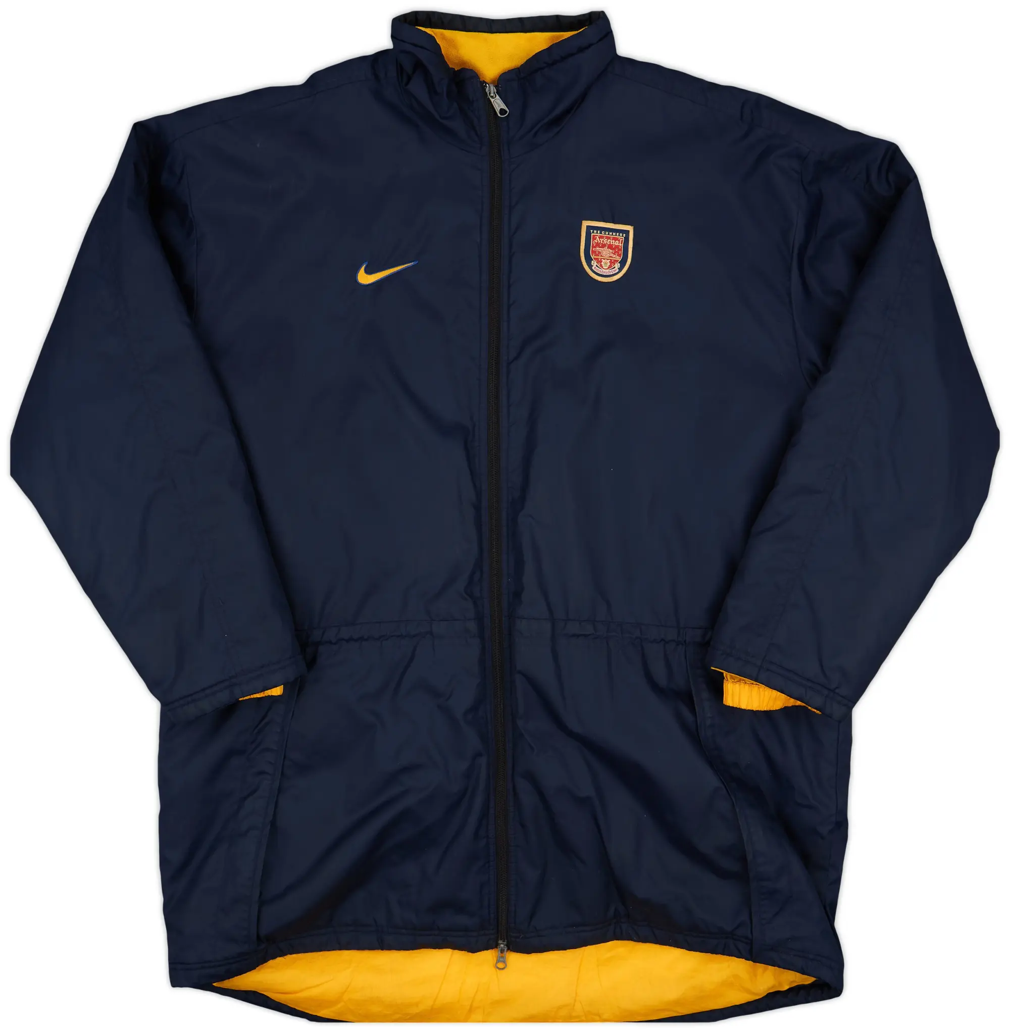 1999-01 Arsenal Nike Padded Bench Coat - 8/10 - (XL)