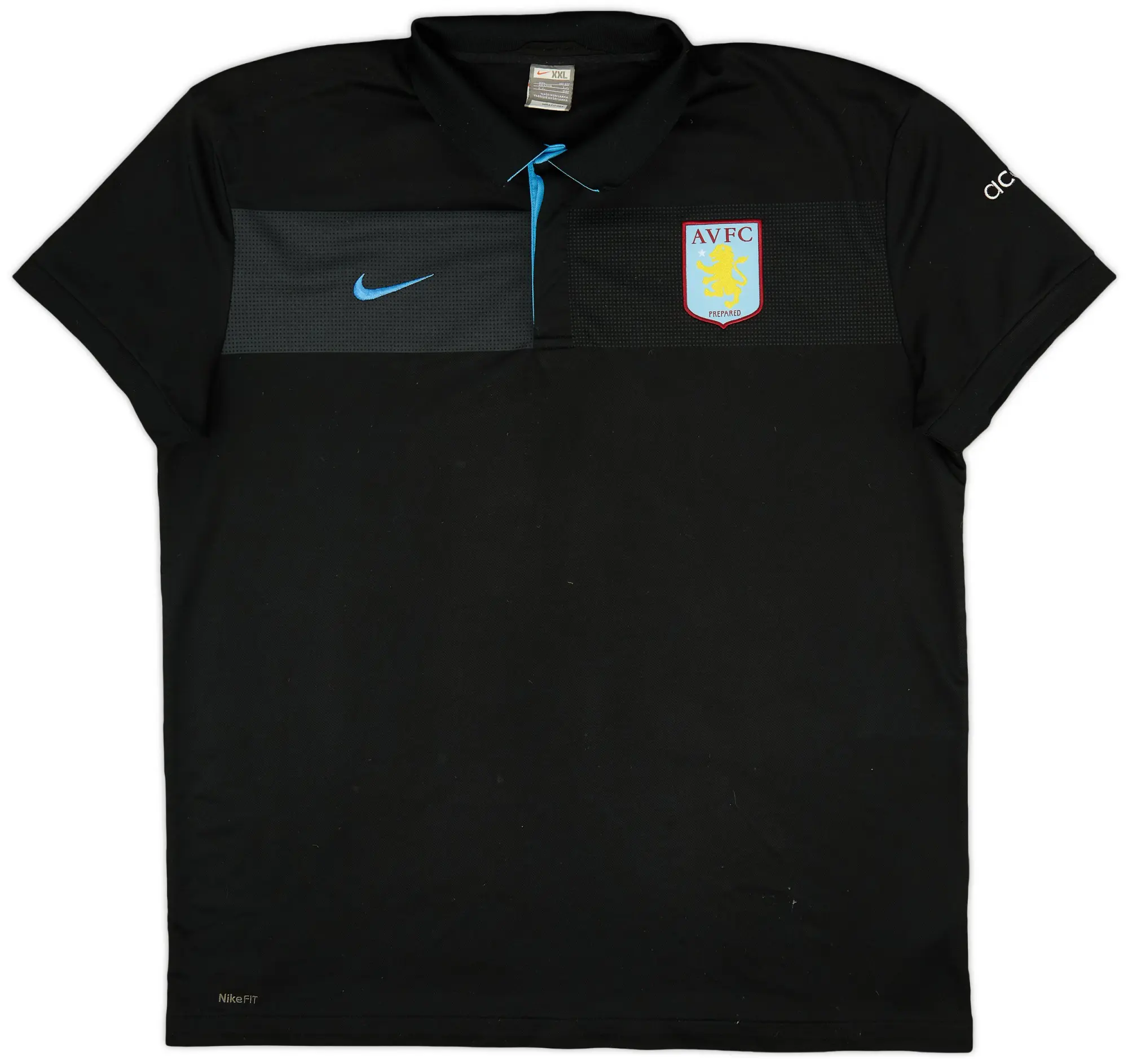 2009-10 Aston Villa Nike Polo Shirt - 8/10 - (XXL)