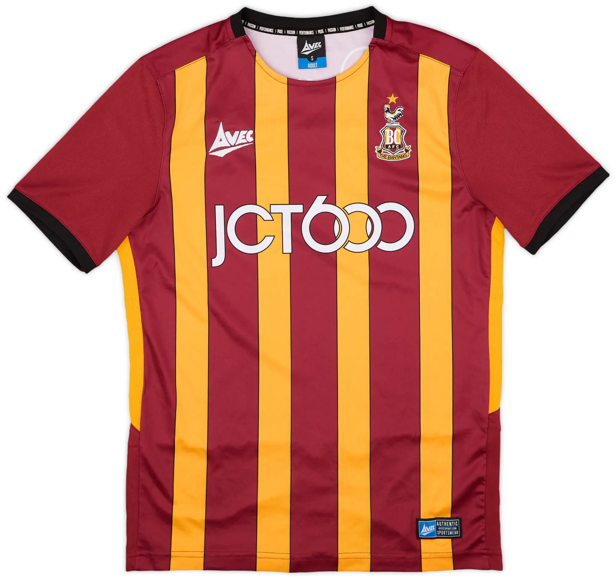 2019-20 Bradford City Home Shirt - 8/10 - (S)