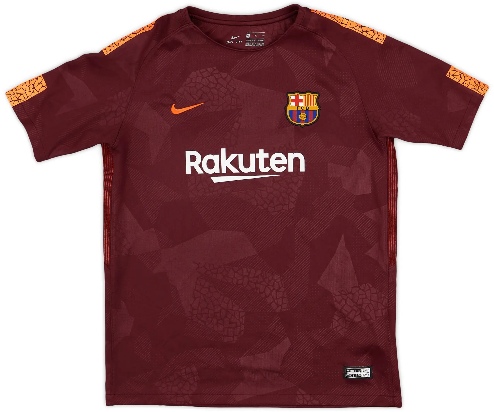 Nike 2017-18 Barcelona Third Shirt - 9/10 - (XL.Boys)