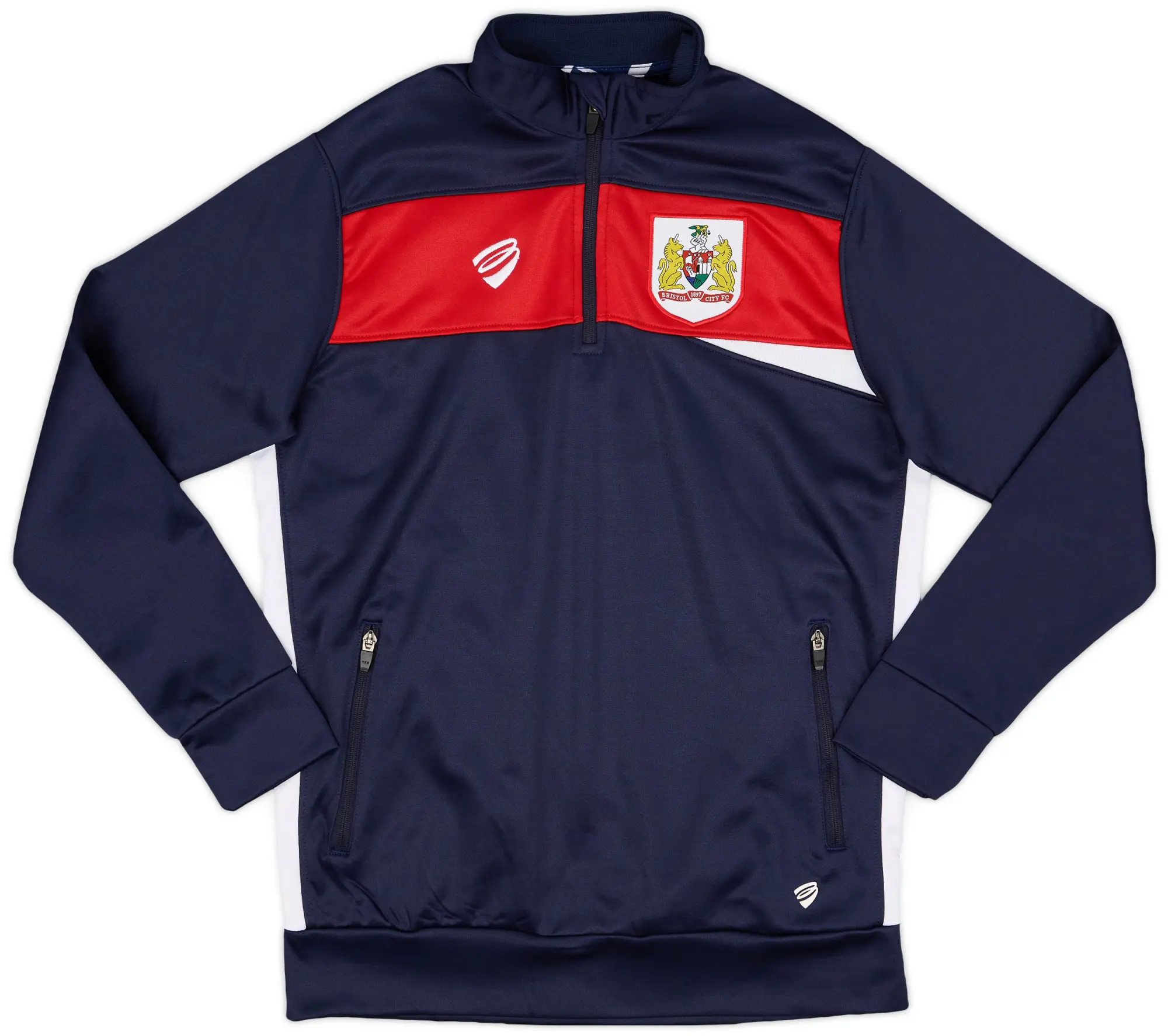 Jacket/Coat 2018-19 Bristol City 1/4 Zip Drill Top - 9/10 - (S)