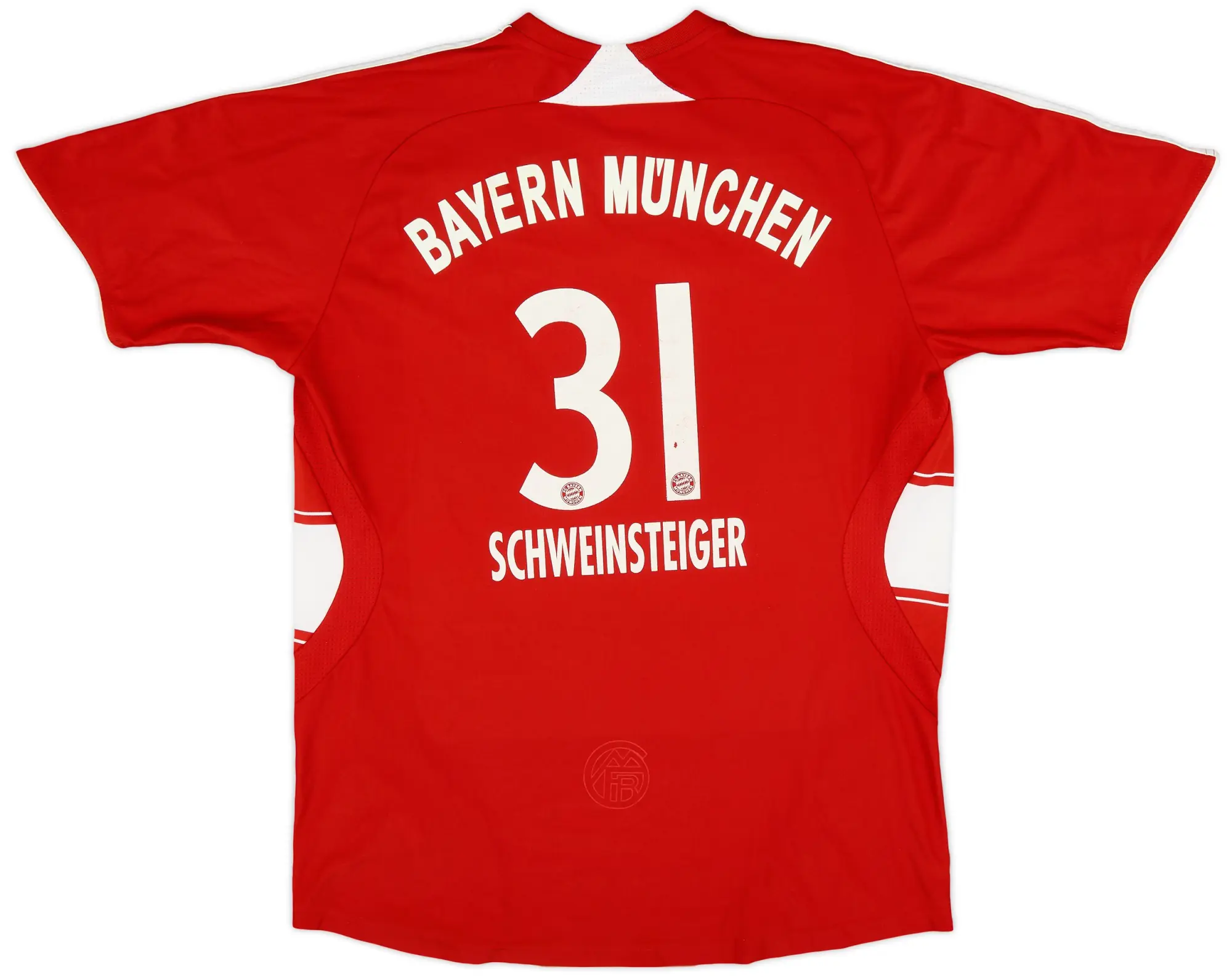 adidas 2007-08 Bayern Munich Home Shirt Schweinsteiger #31 - 6/10 - (XL.Boys)