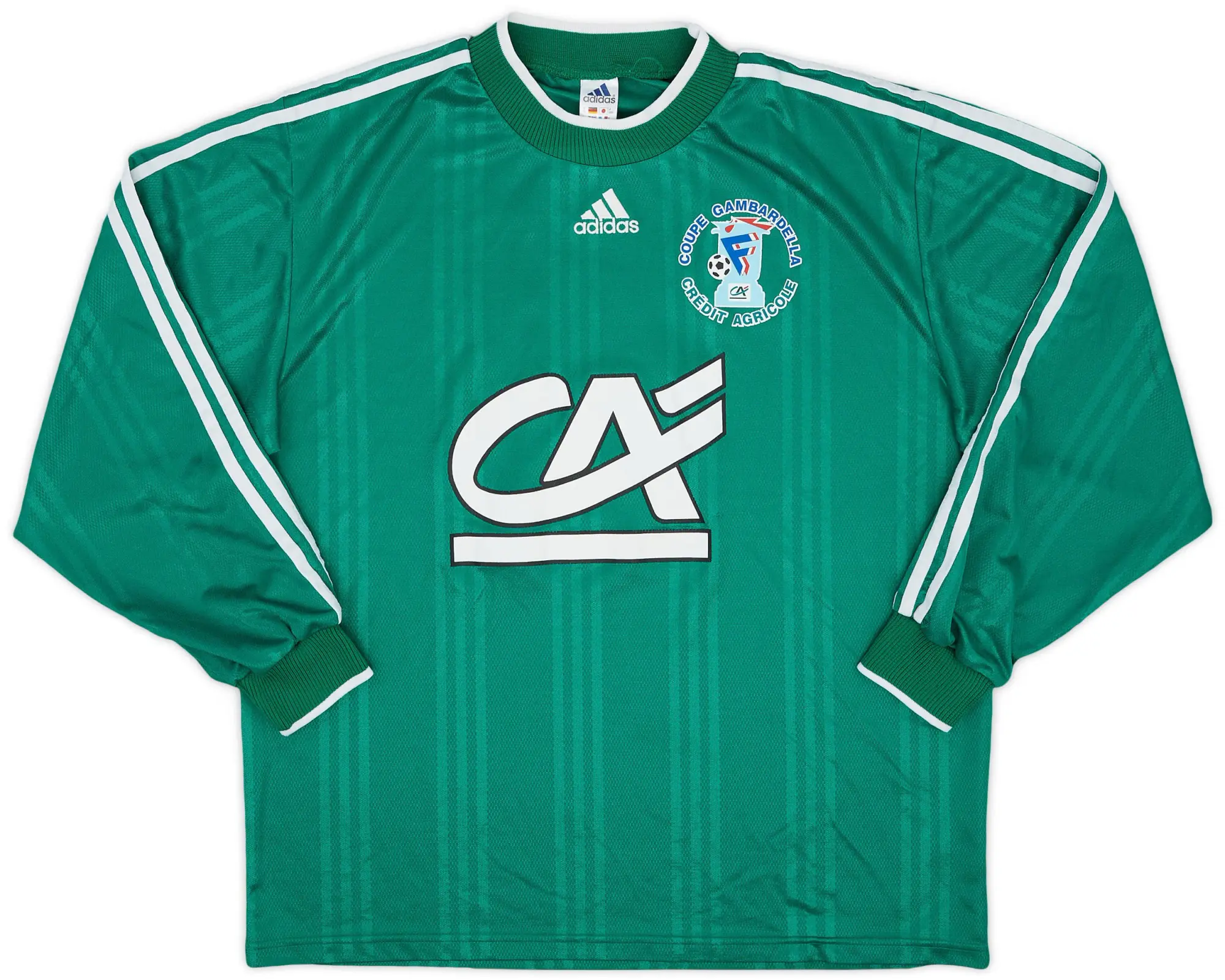 2000-01 Coupe de France adidas Template L/S Shirt #5 - 8/10 - (XL)